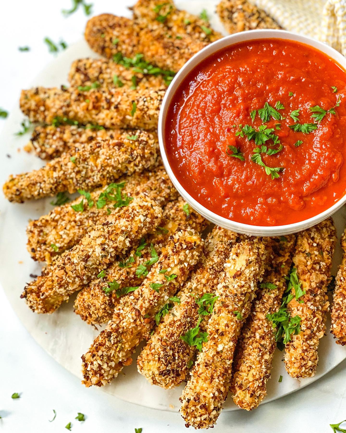 Gluten-Free Vegan Hearts of Palm Mozzarella Sticks
