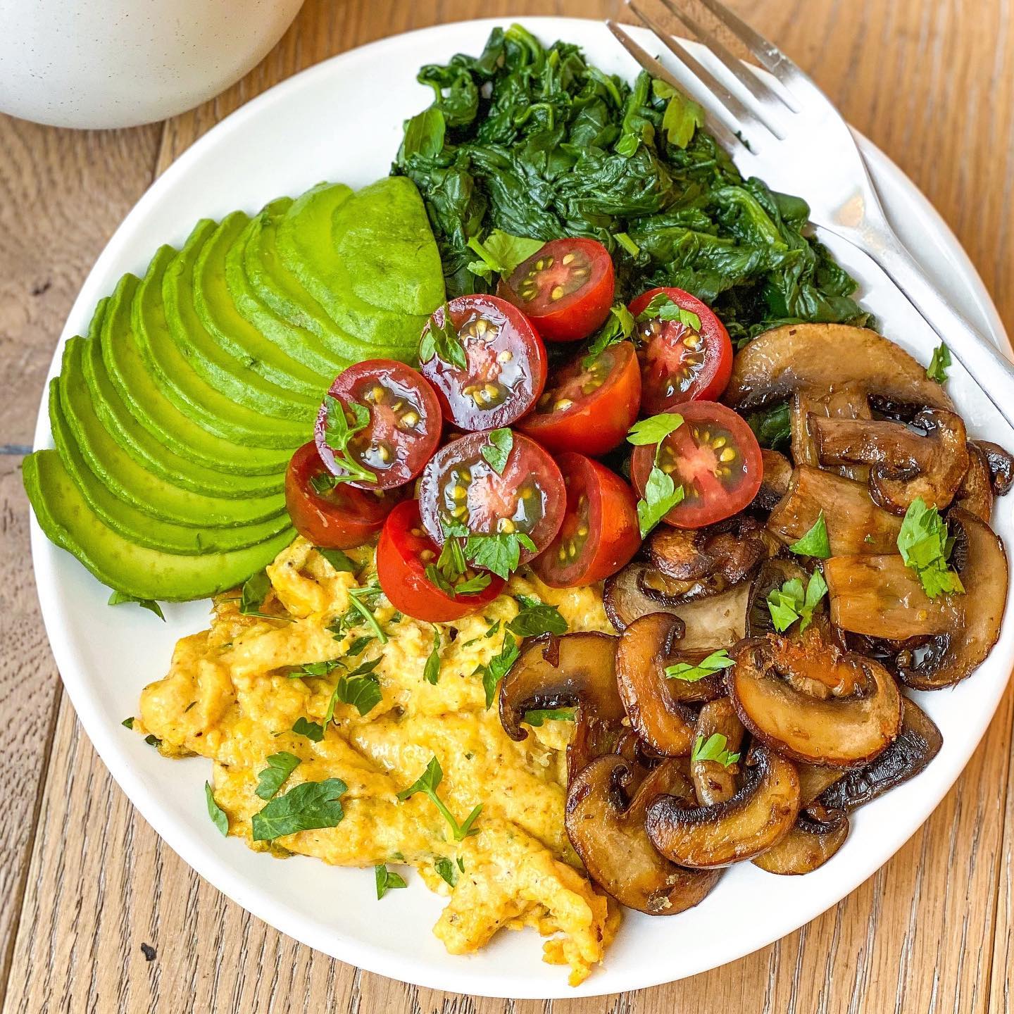 Vegan Veggie Breakfast Scramble