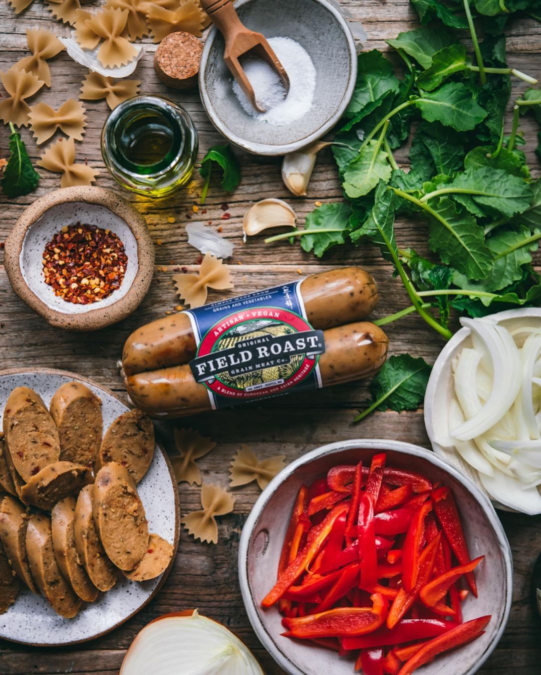 Easy Plant-Based Sausage Pasta
