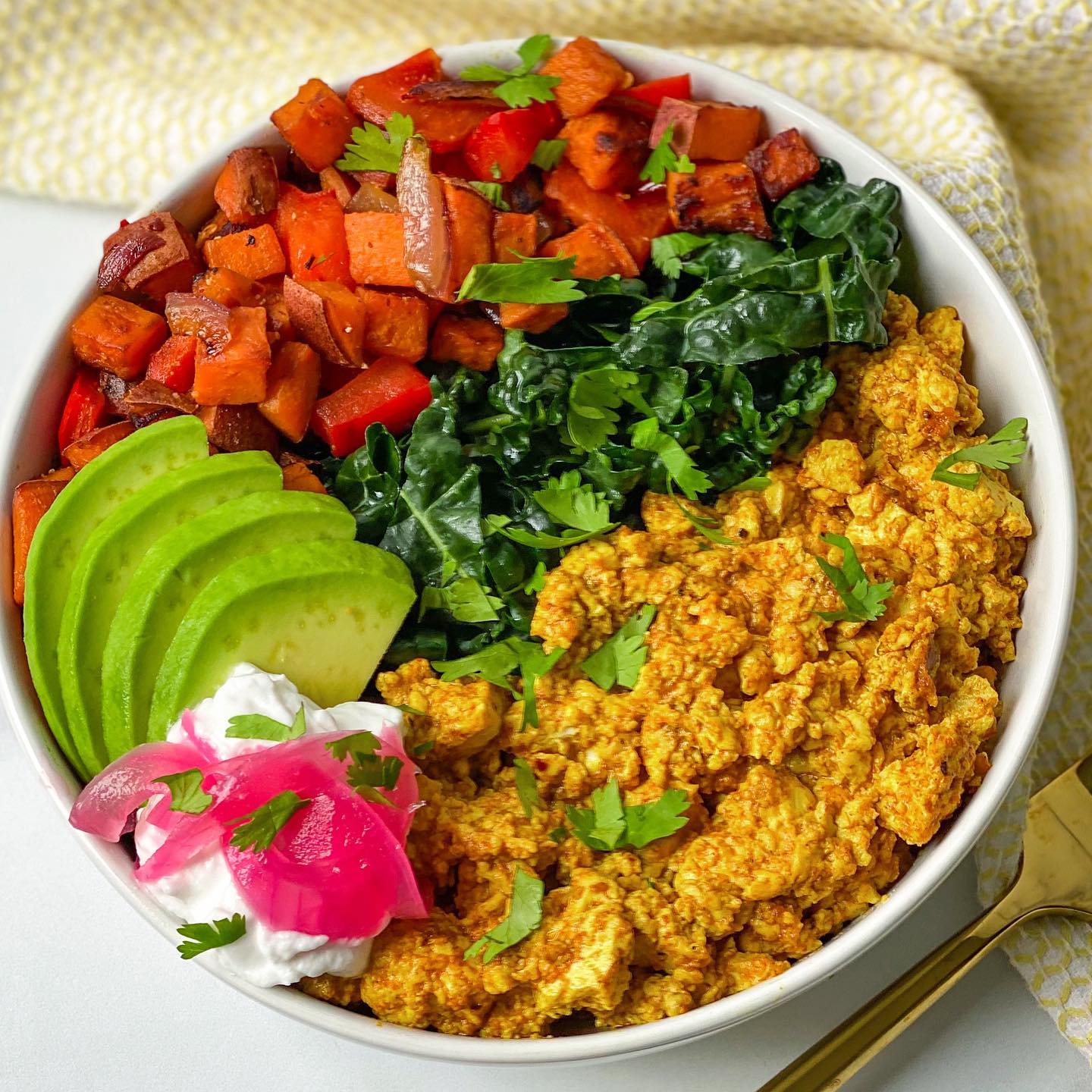 Coconut Curry Tofu Scramble