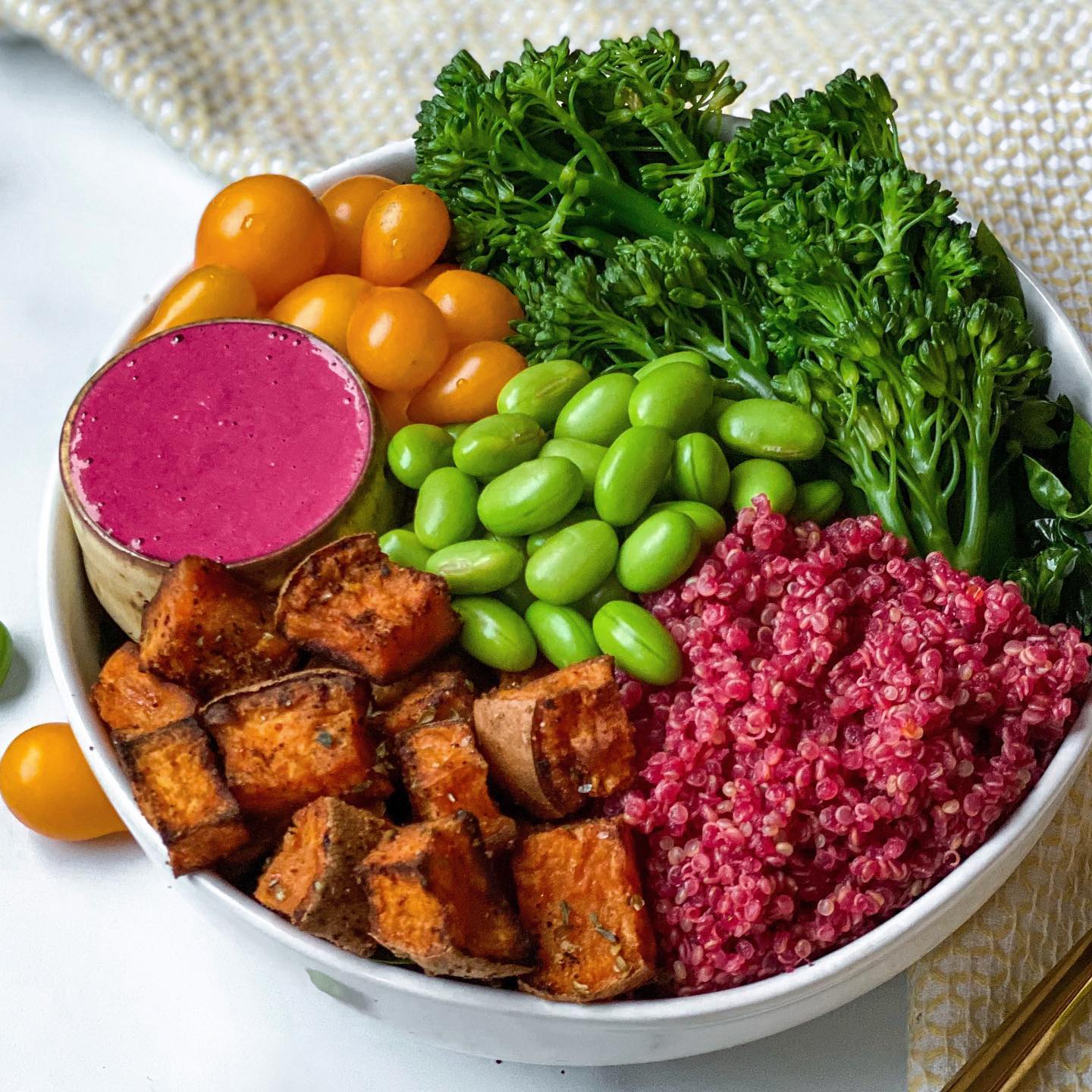 Pink Quinoa Nourish Bowl