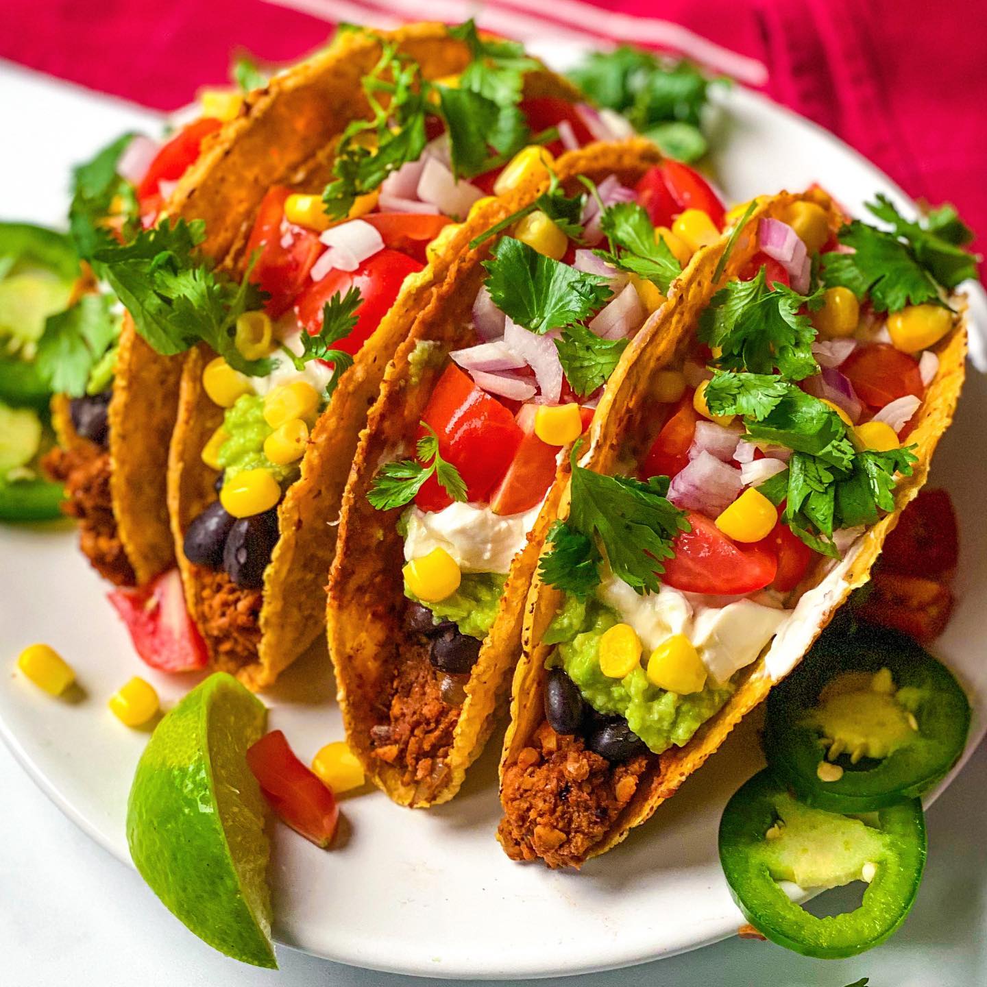 Vegan Mushroom Walnut Ground Beef Tacos