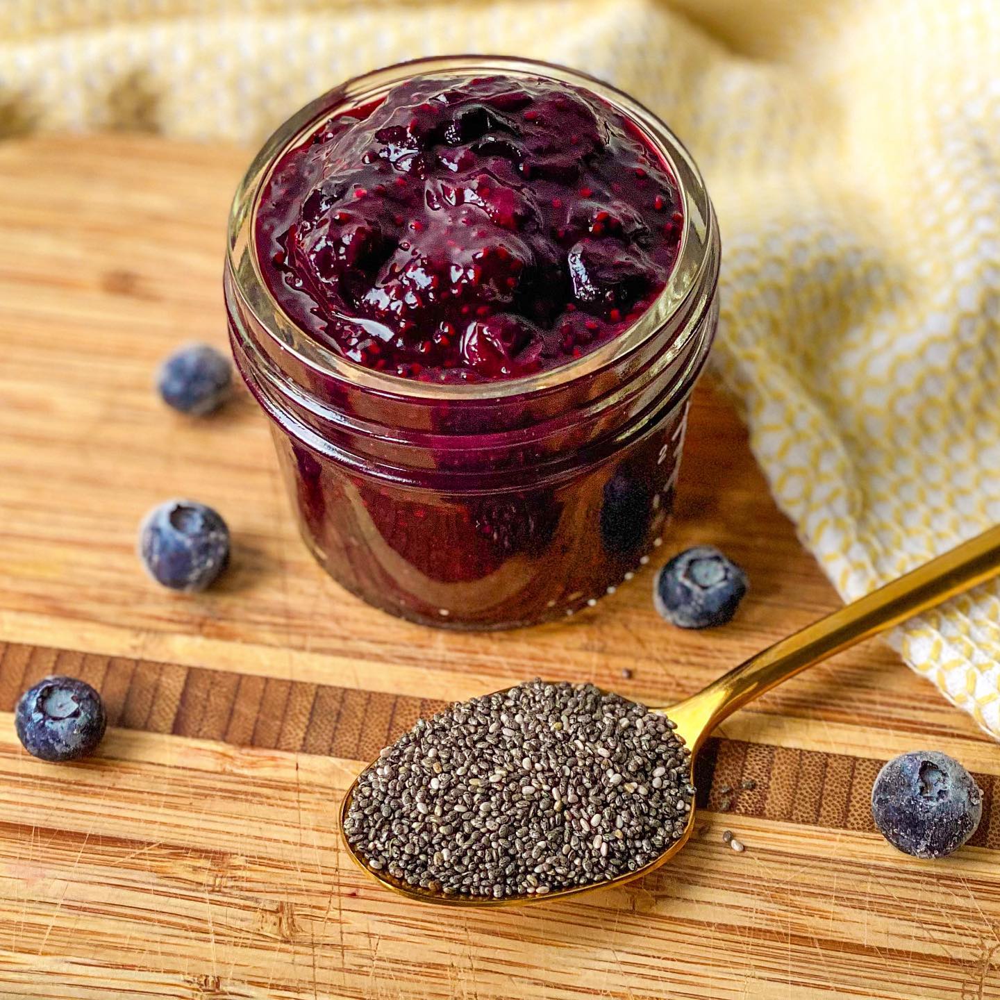 3-Ingredient Sugar-Free Berry Chia Jam
