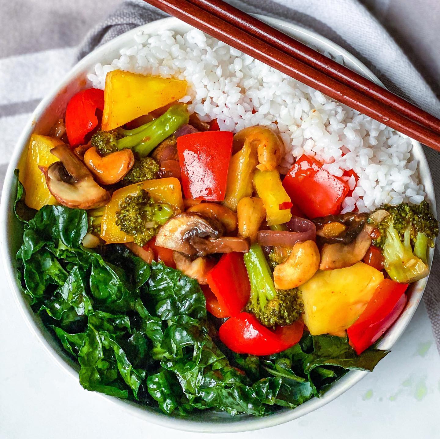 Pineapple Cashew Stir Fry