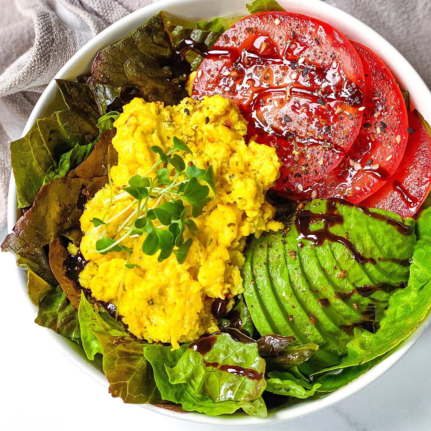 Vegan Balsamic Breakfast Scramble