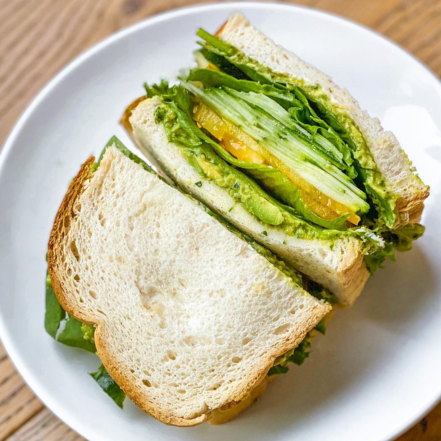 Vegan Green Goddess Superfood Sandwich