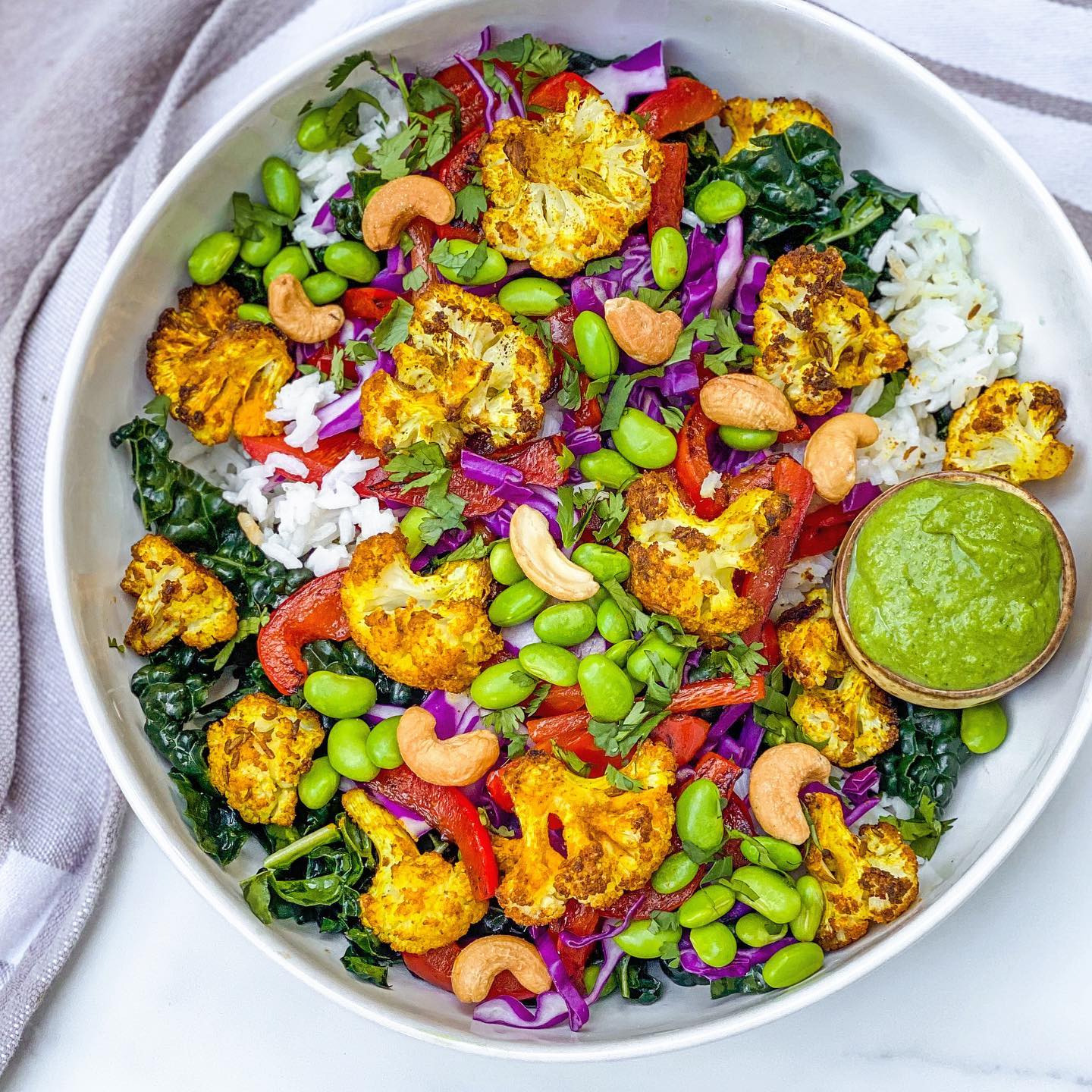 Turmeric Cauliflower Nourish Bowls