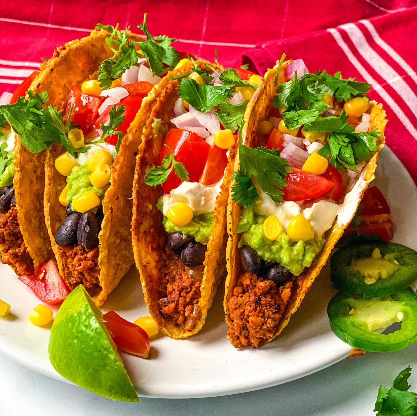 Vegan Ground Beef Tacos