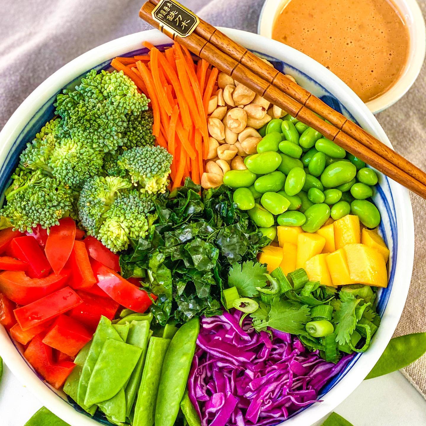 Thai Broccoli Peanut Bowl