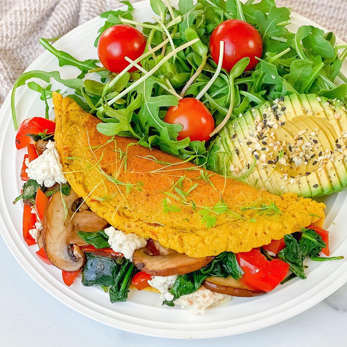 Vegan Chickpea Flour Omelette