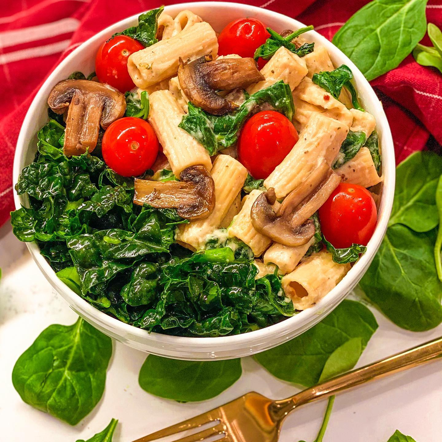 Creamy Cauliflower Alfredo Pasta