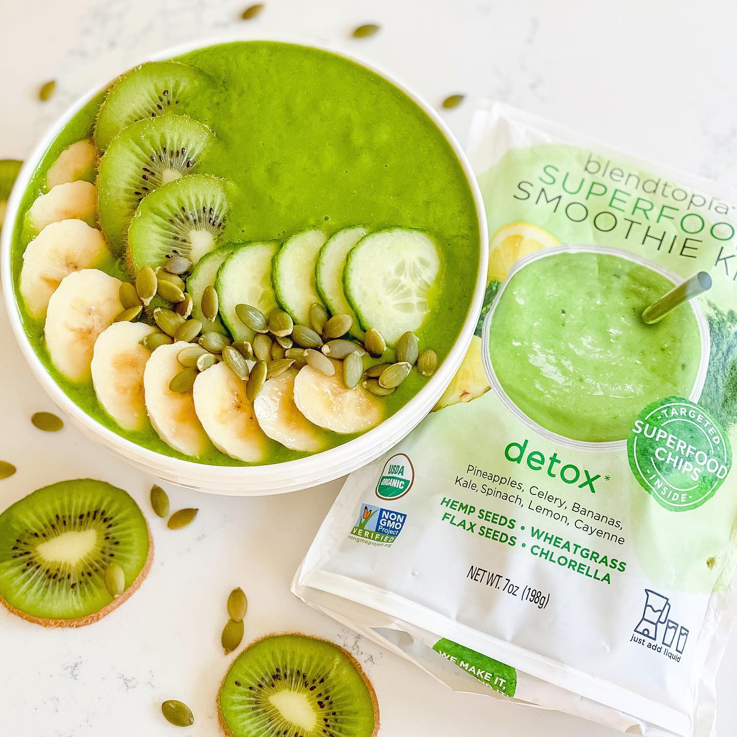 Healthy Blendtopia Green Smoothie