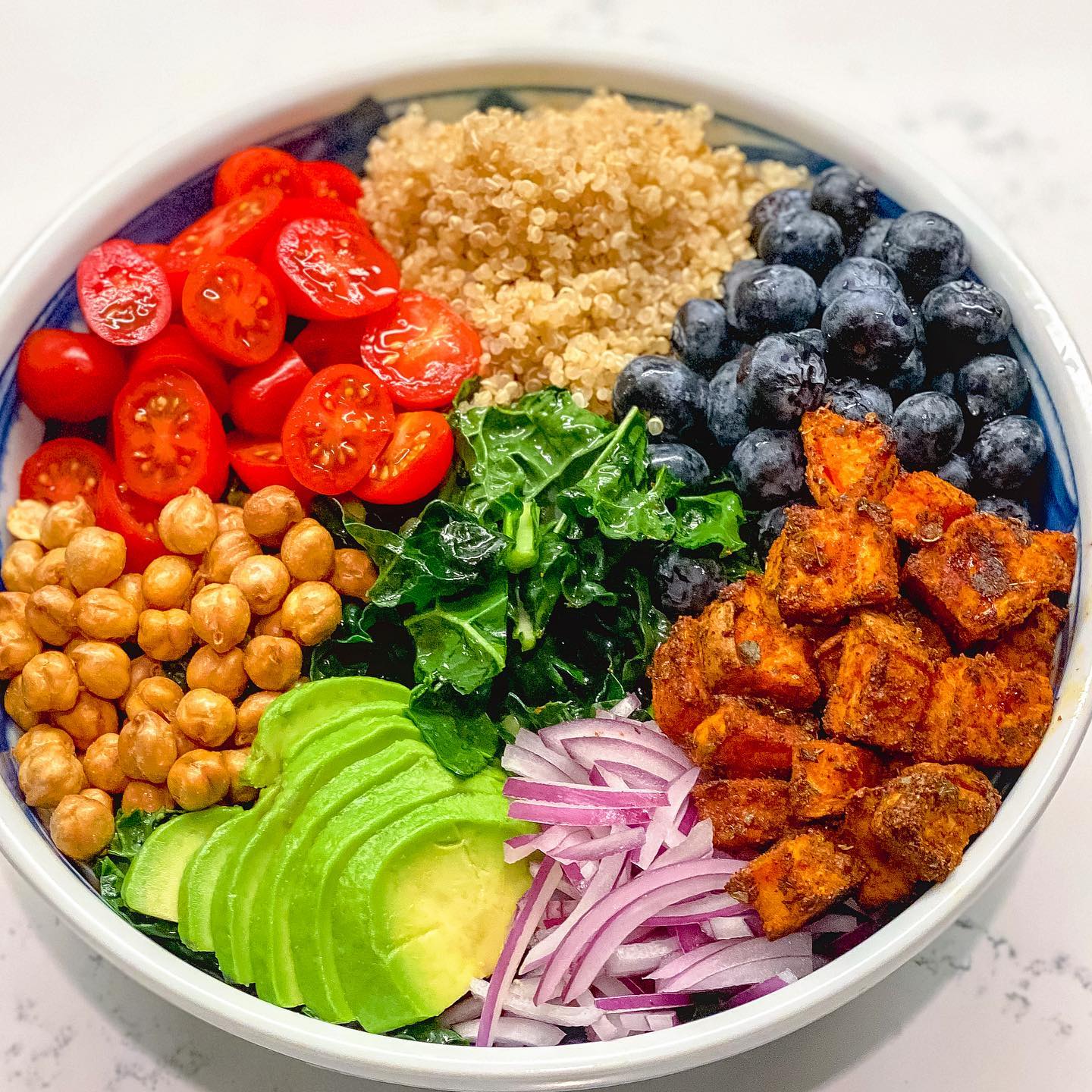 Superfood Rainbow Kale Bowl