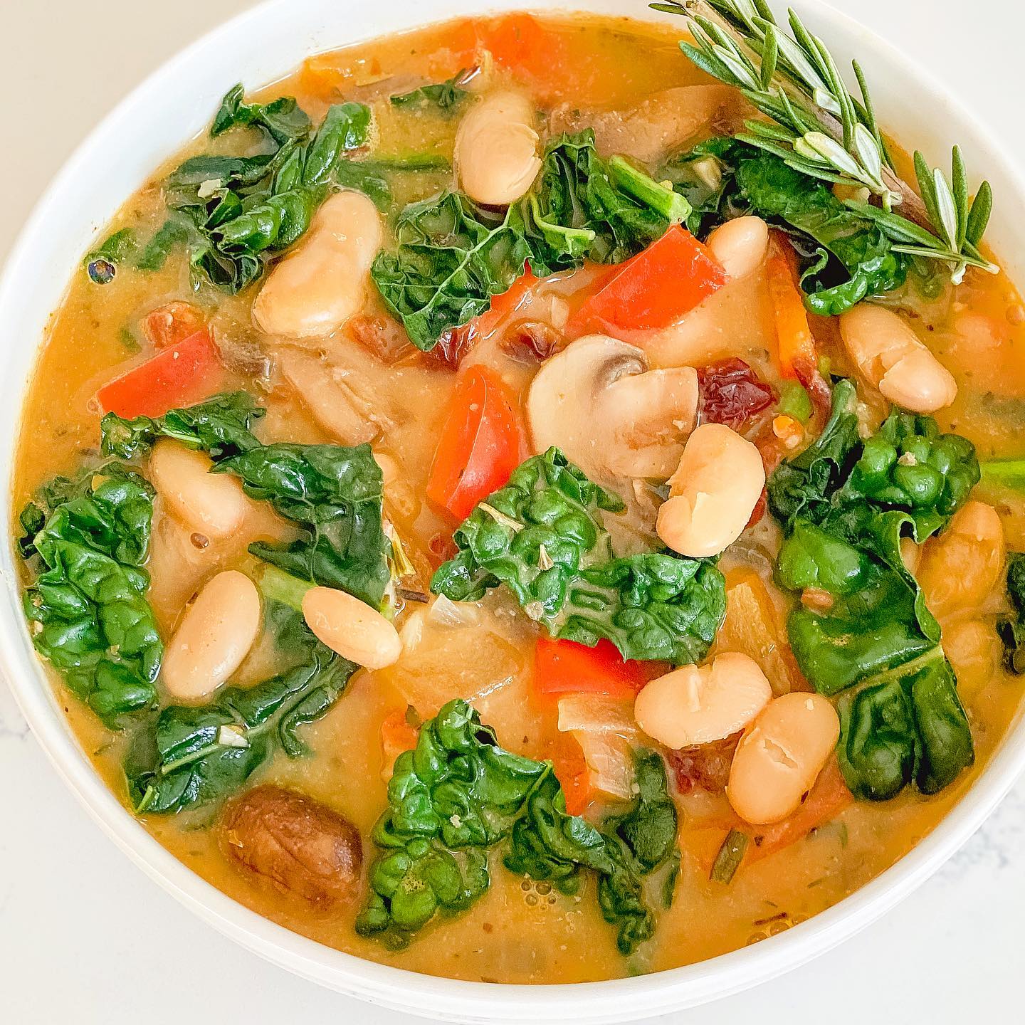 Tuscan Kale White Bean Soup