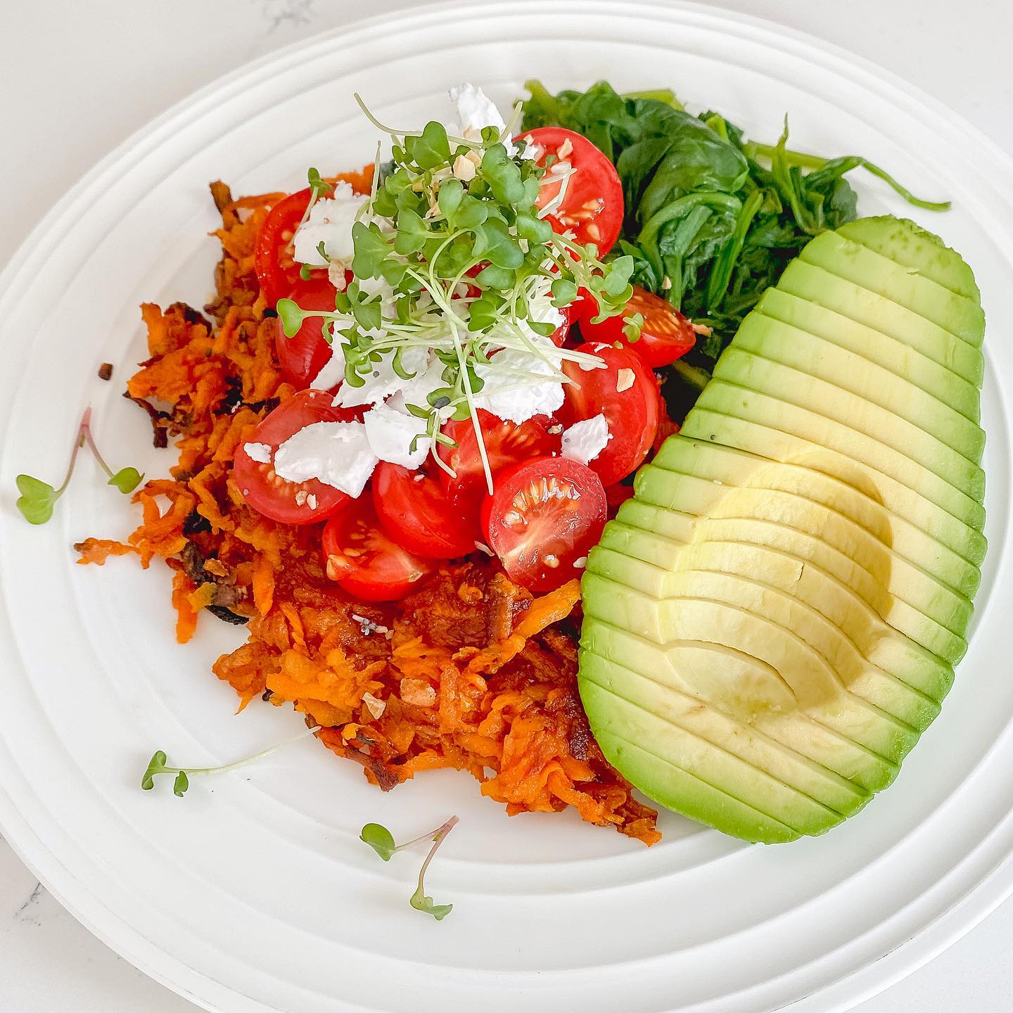 Sweet Potato Hash with Vegetables