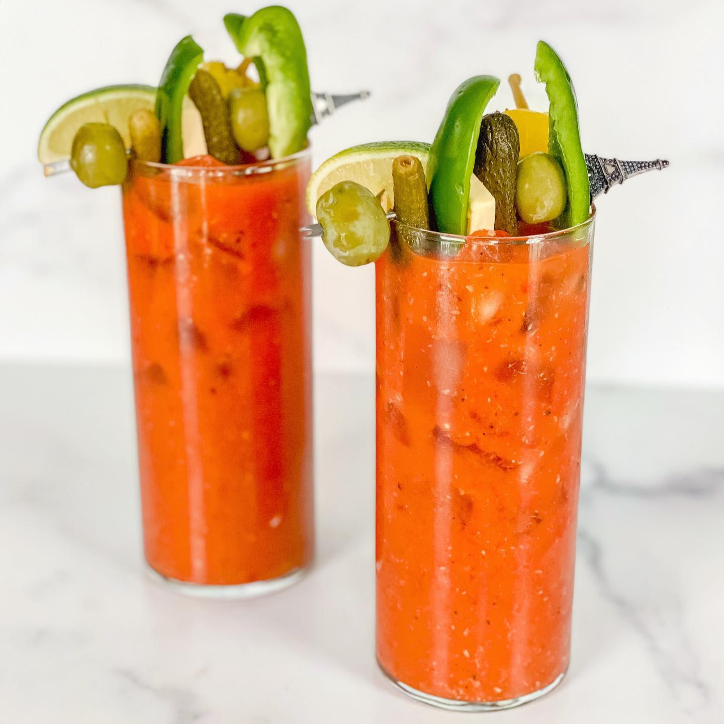 Homemade Spicy Bloody Mary Cocktail