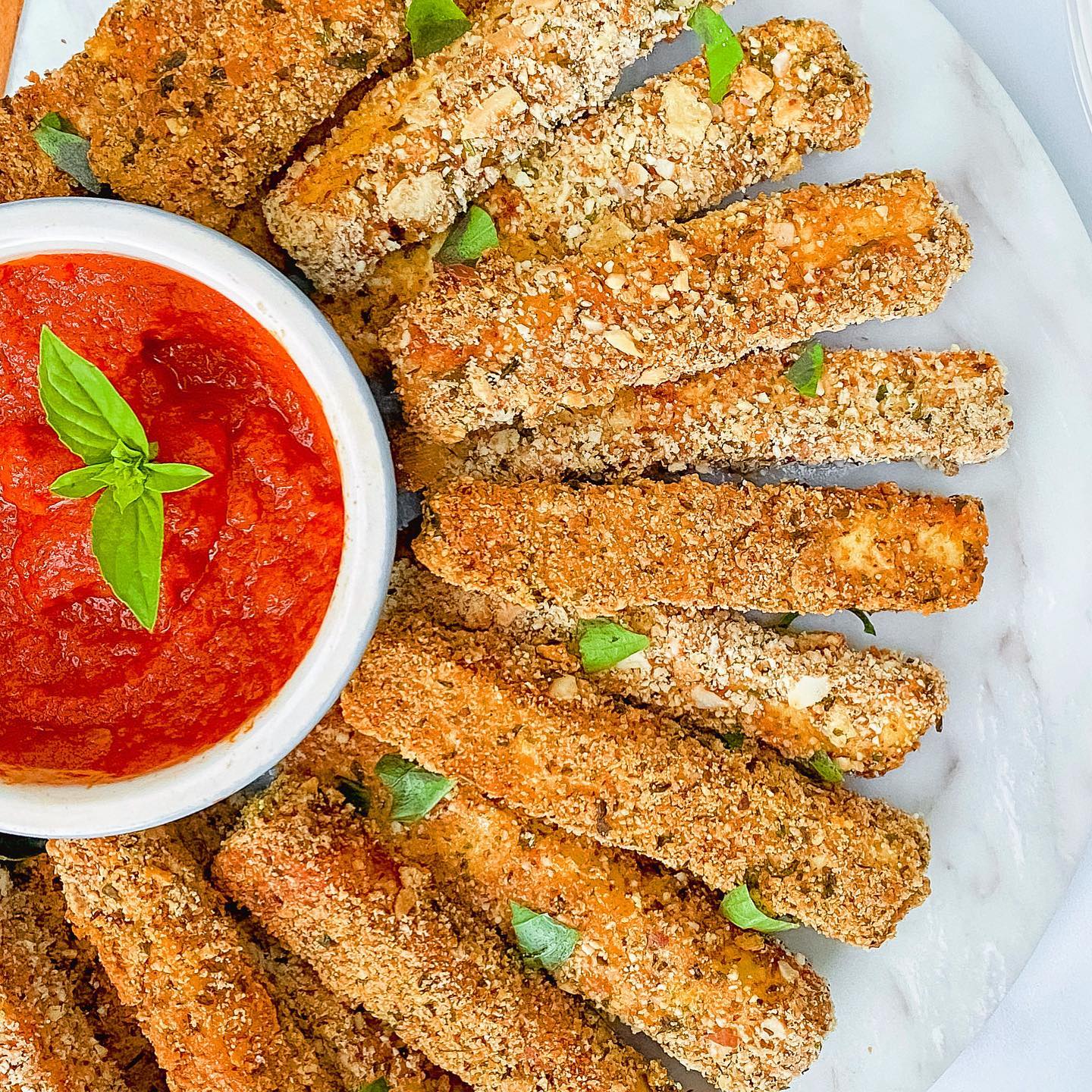 Almond Crusted Tofu Bites