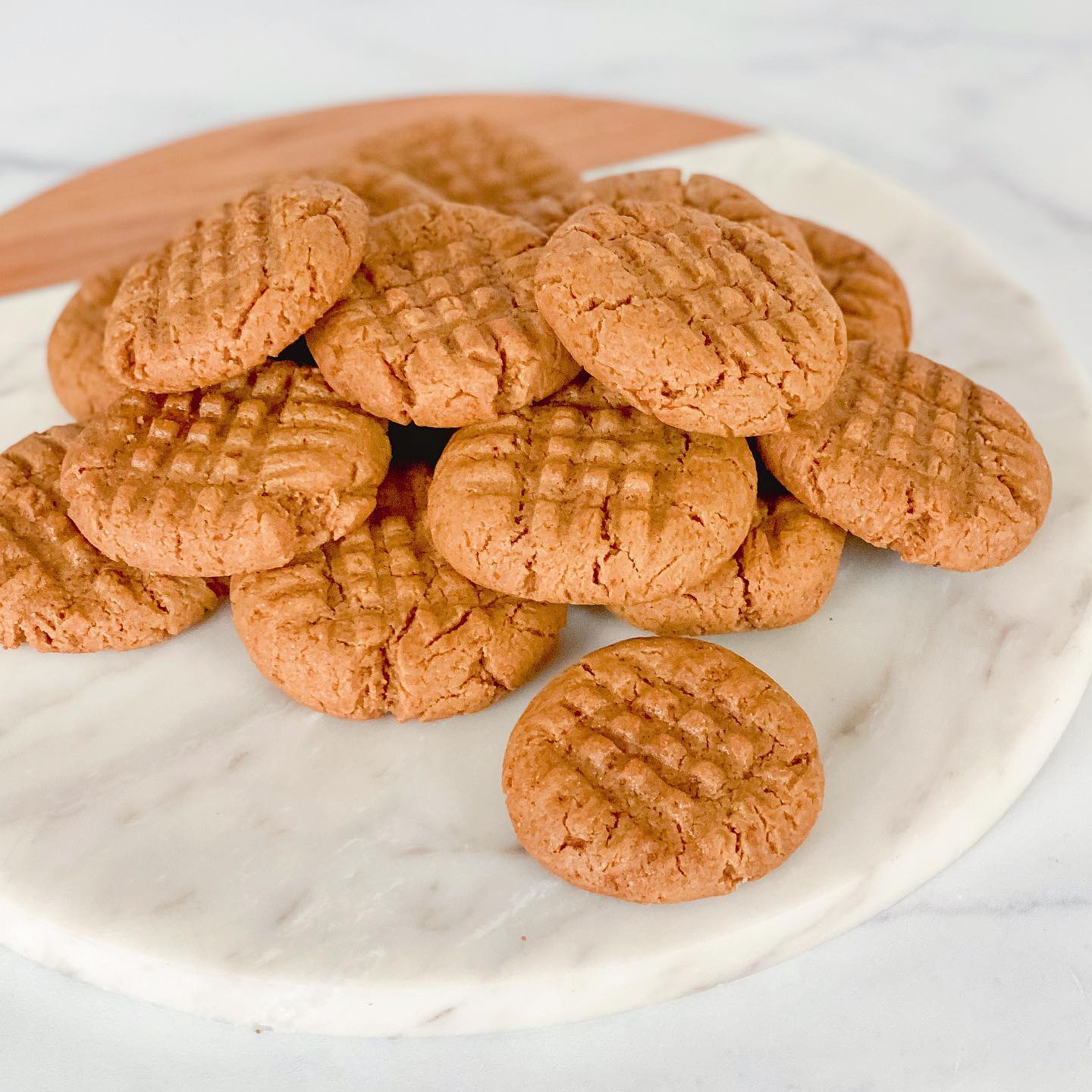 Chewy Gluten-Free Peanut Butter Cookies
