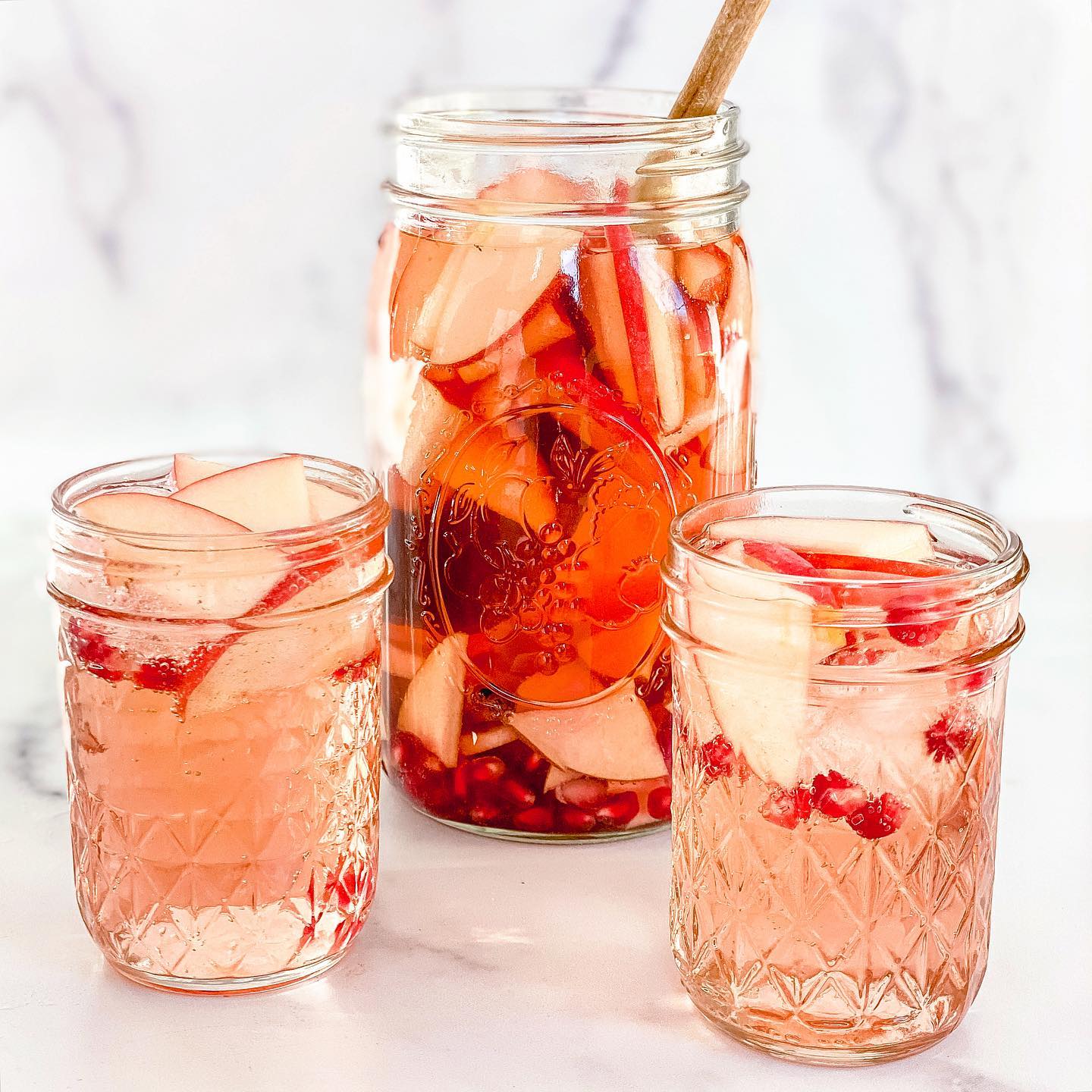 Winter Rosé Sangria Cocktail