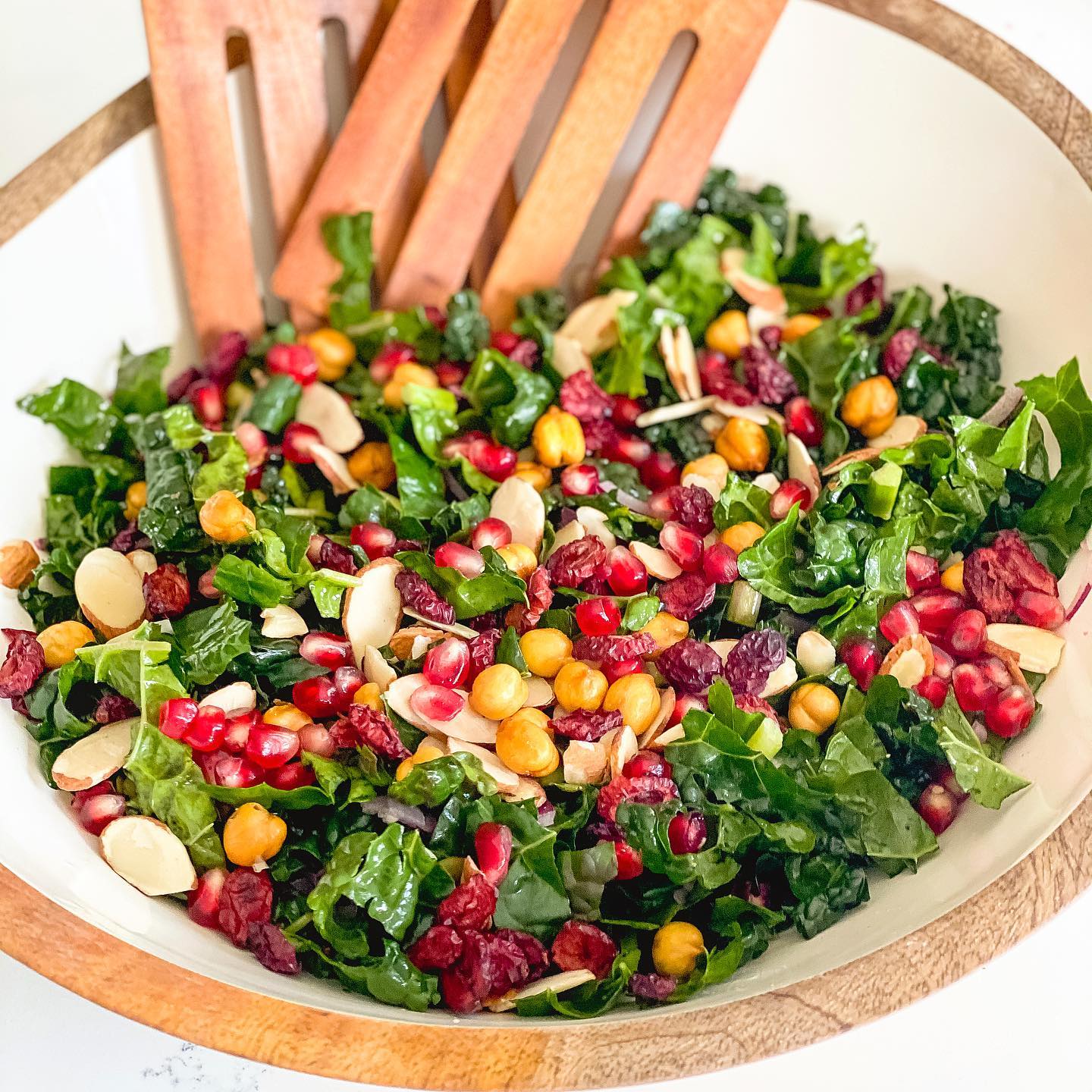 Crunchy Fall Kale Salad
