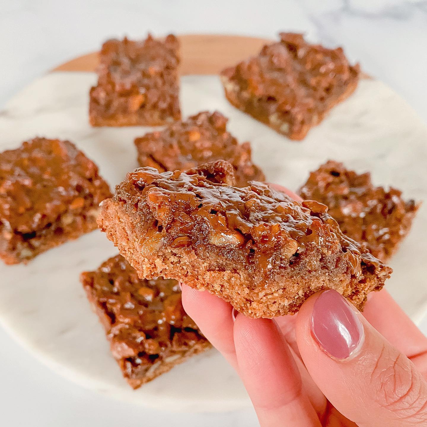 Gluten-Free Vegan Pecan Pie Bars