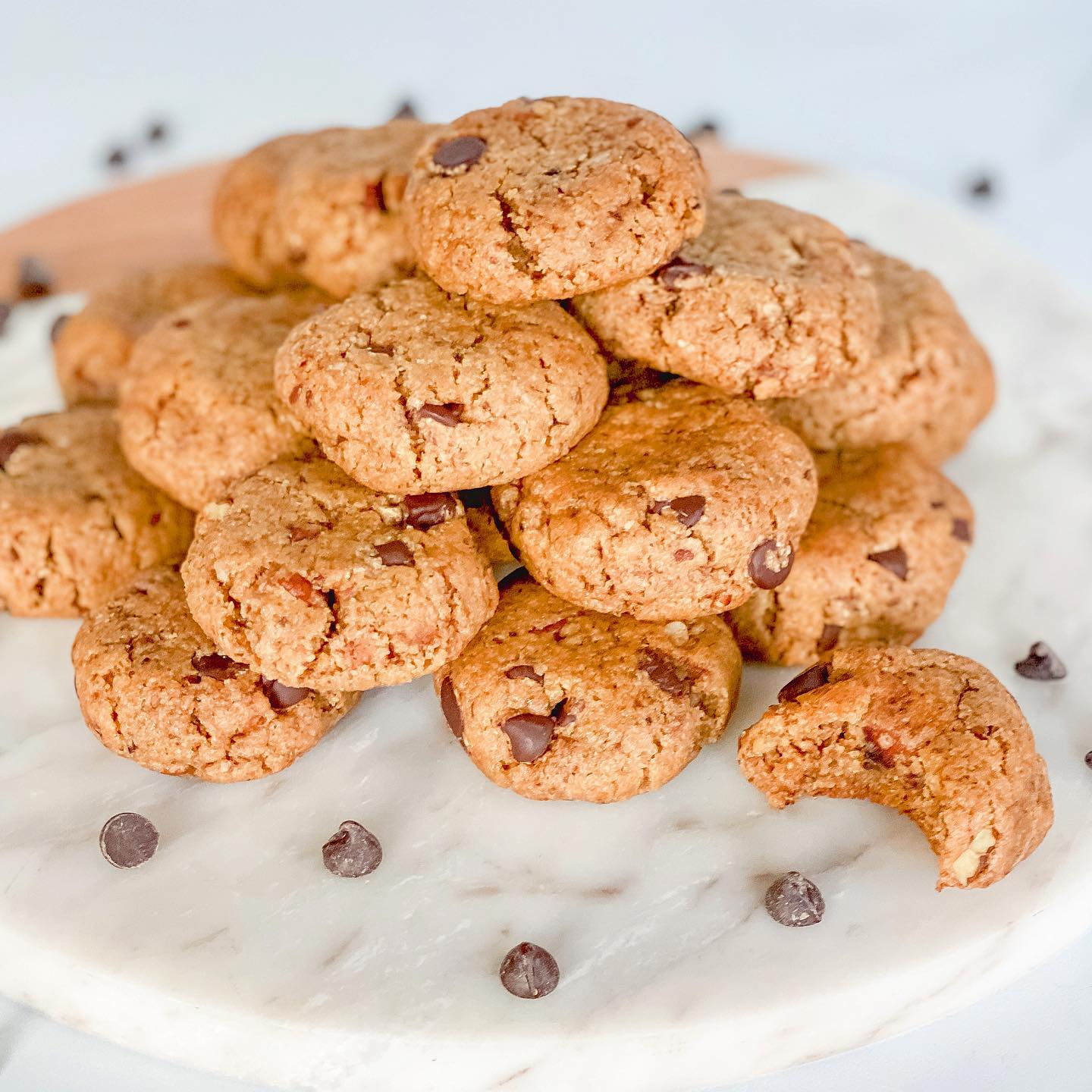 Grain-Free Vegan Chocolate Chip Cookies