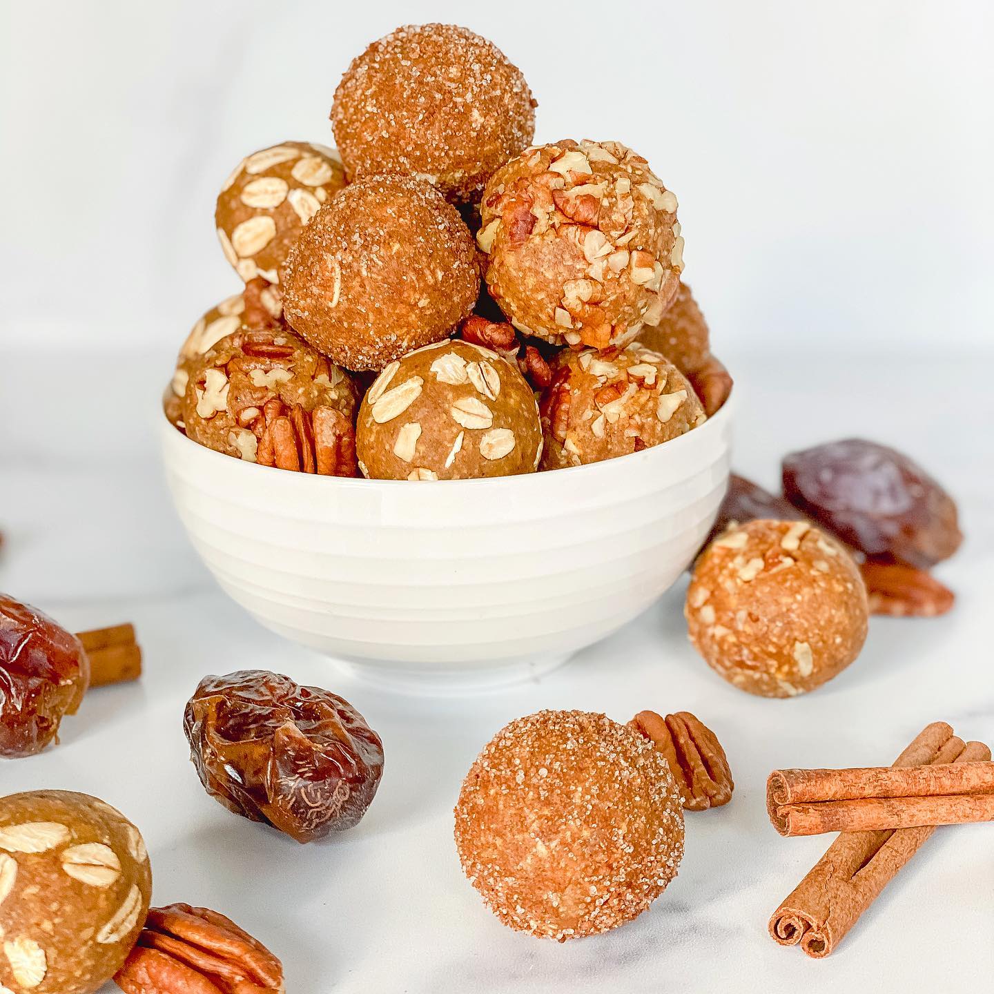 Pumpkin Pecan Snickerdoodle Bites
