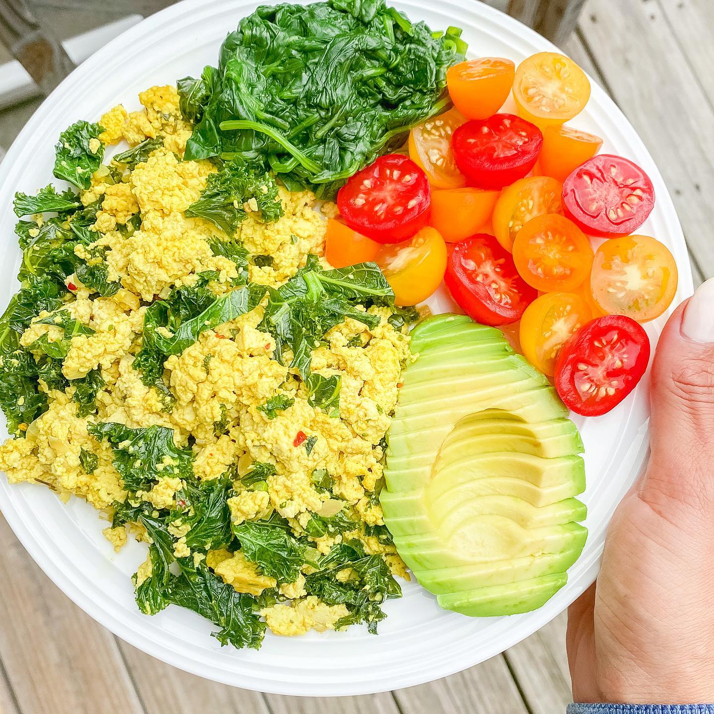 Vegan Tofu Scramble Breakfast