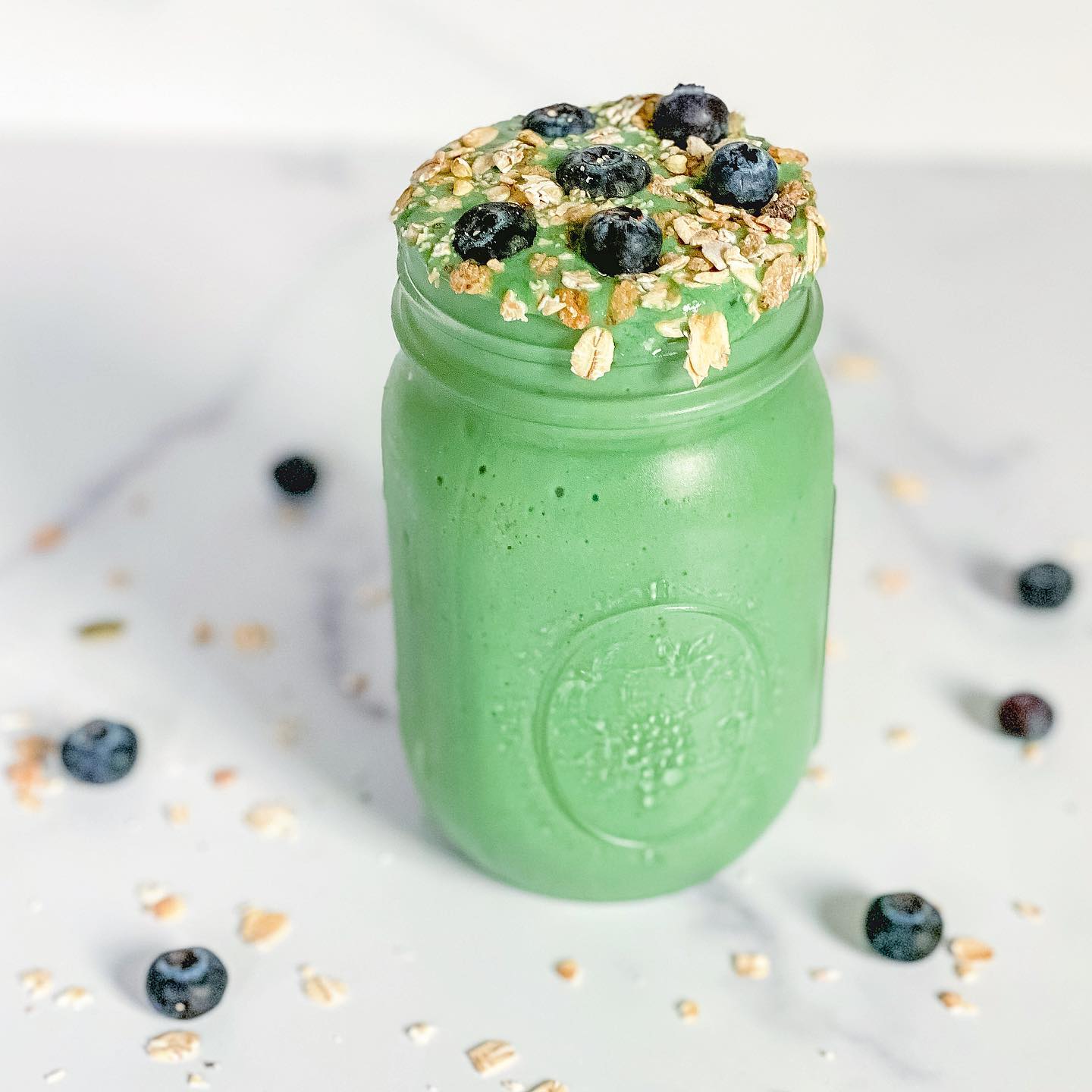 Seafoam Green Tropical Smoothie