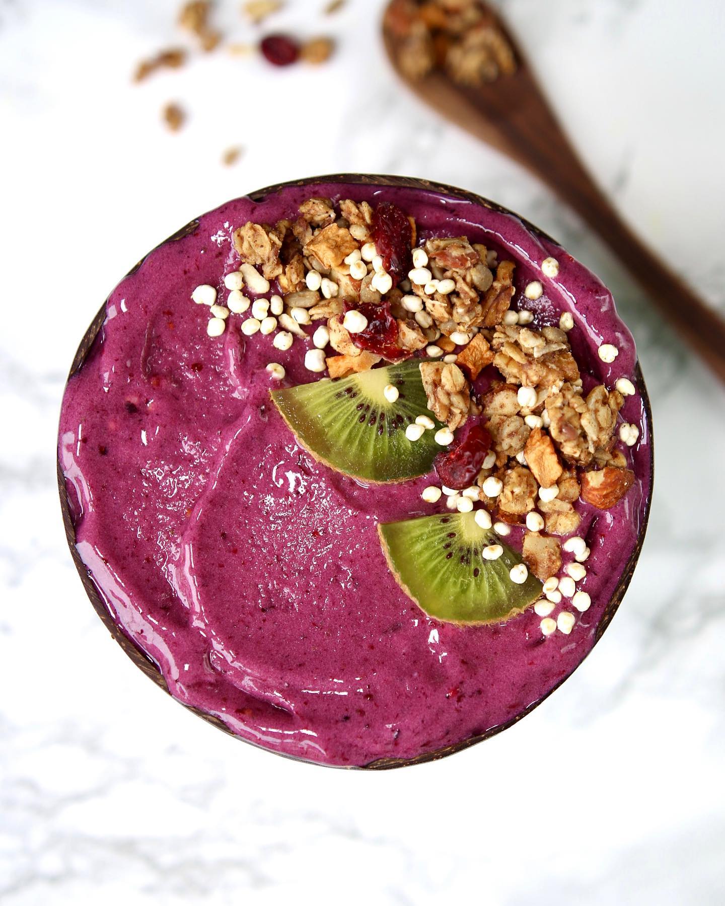 Vegan Frozen Banana Smoothie Bowl