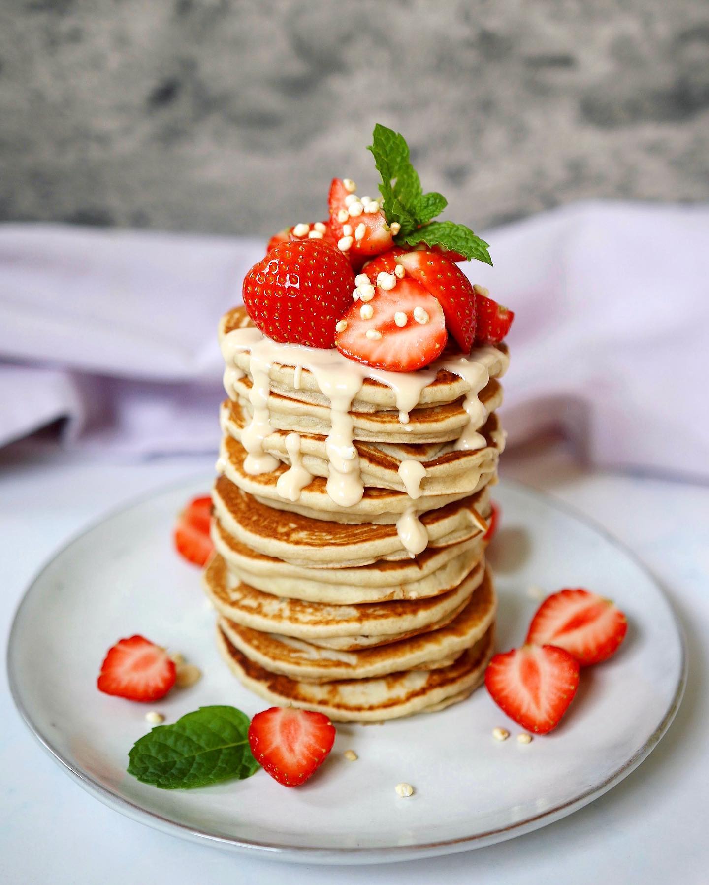 Fluffy Vegan Banana Pancakes