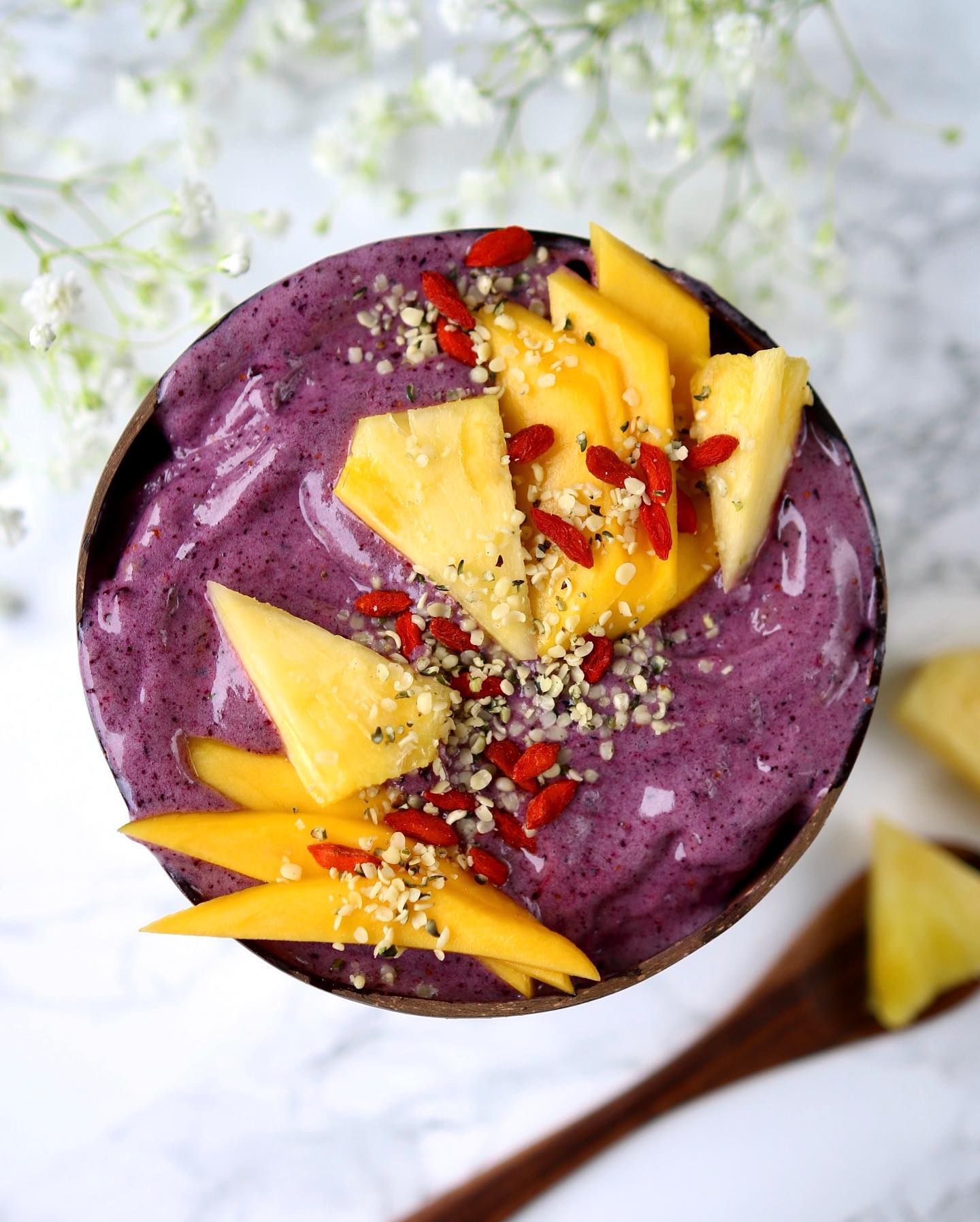 Acai Smoothie Bowl with Fresh Fruits