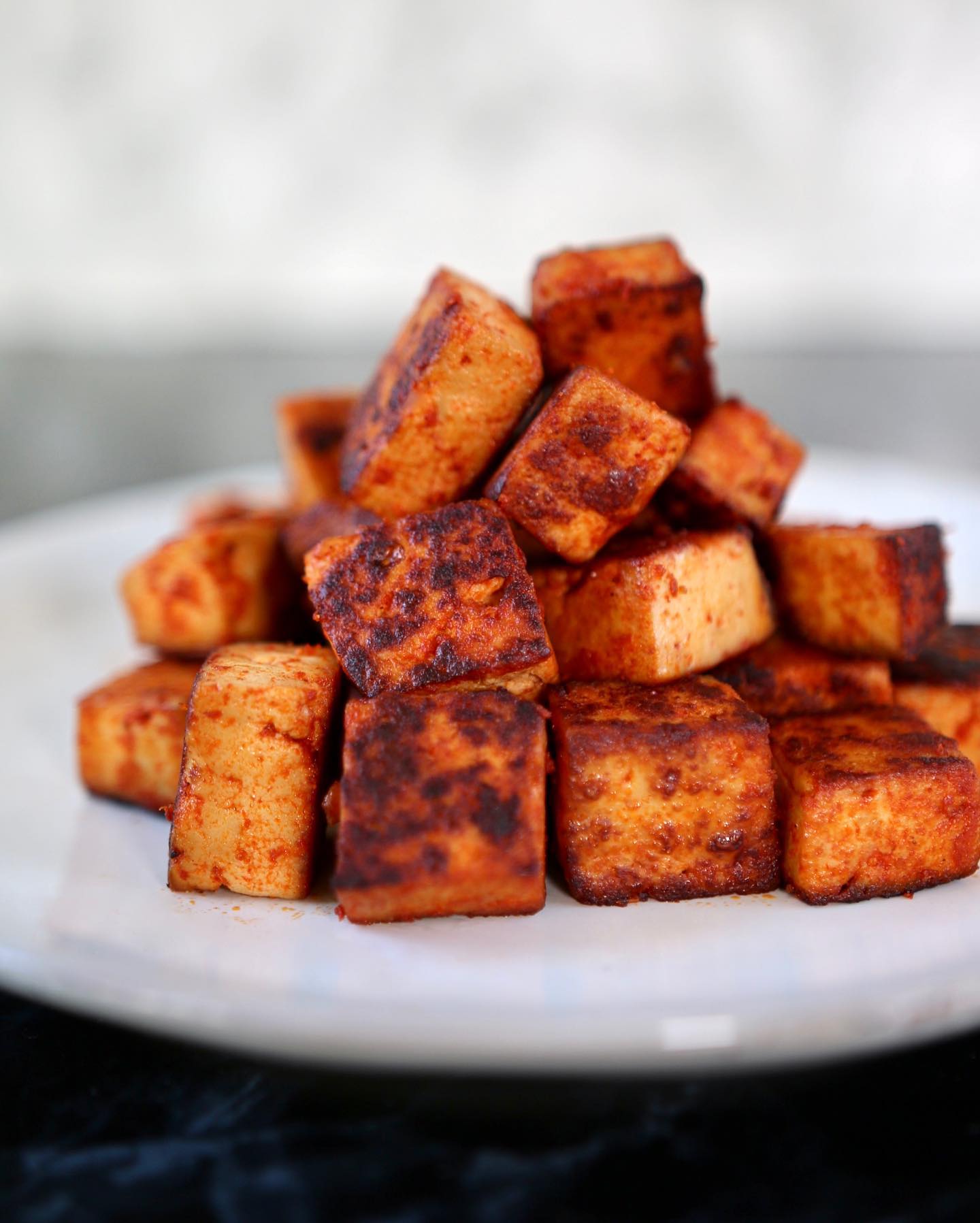 Spicy Marinated Gochujang Tofu