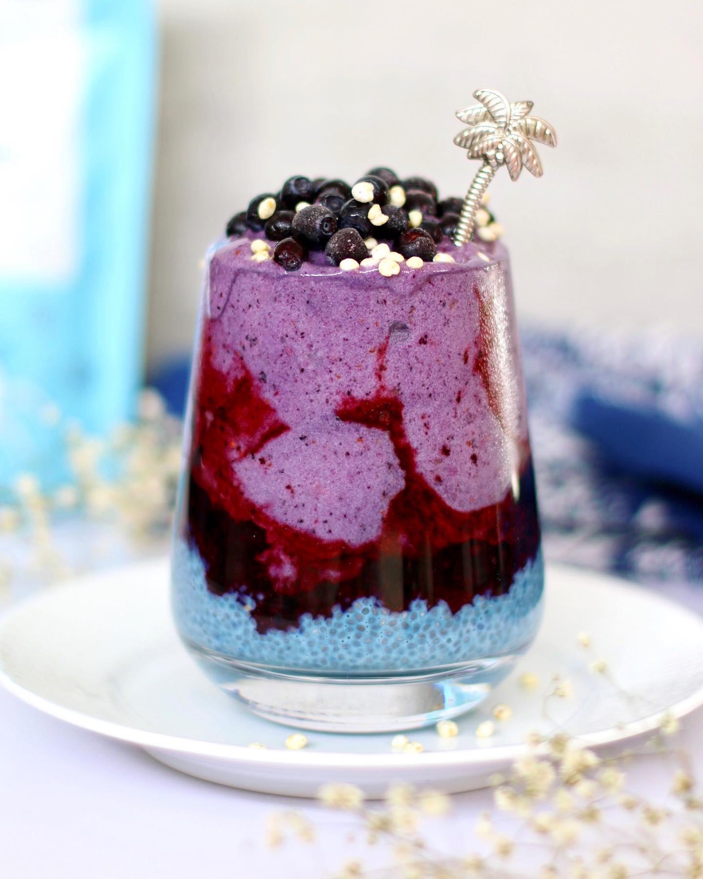 Vegan Blueberry Smoothie Parfait