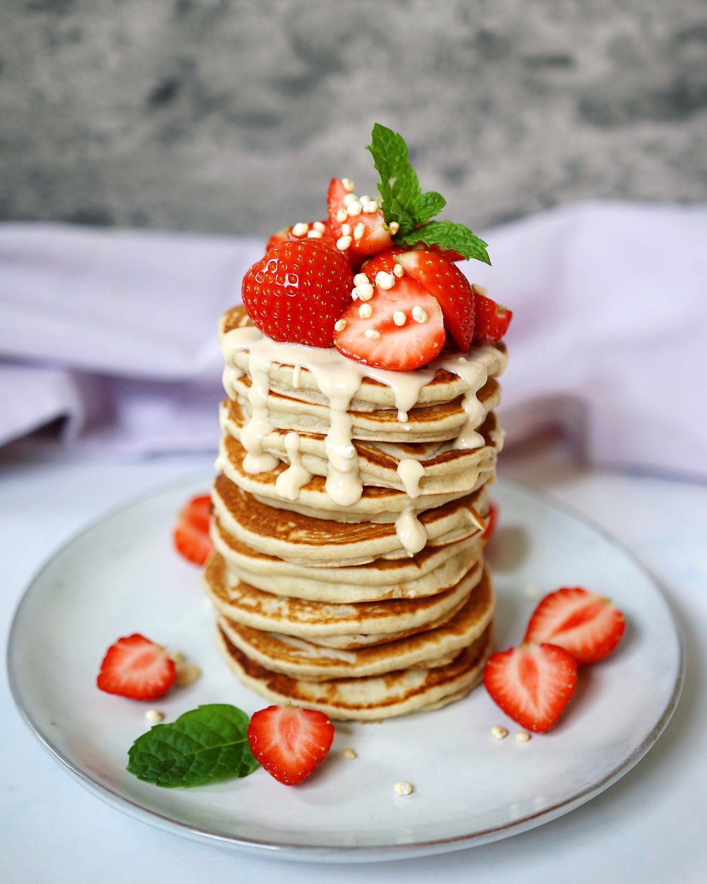 Fluffy Vegan Banana Pancakes