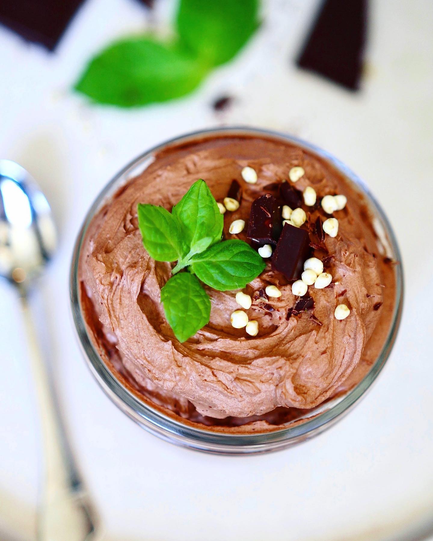 Vegan Mint Chocolate Mousse