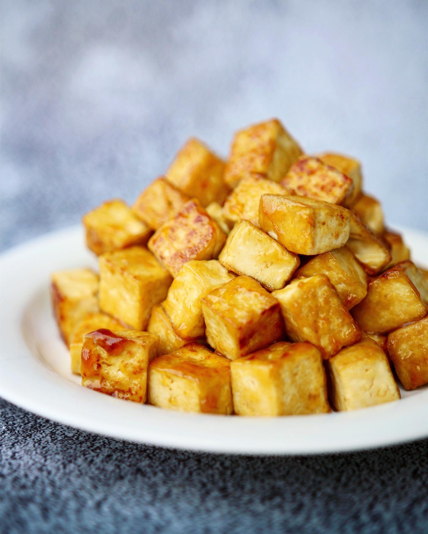 Simple Orange Glazed Tofu