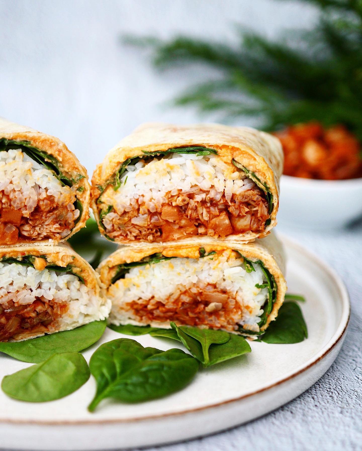 Sweet Chipotle Jackfruit Wraps