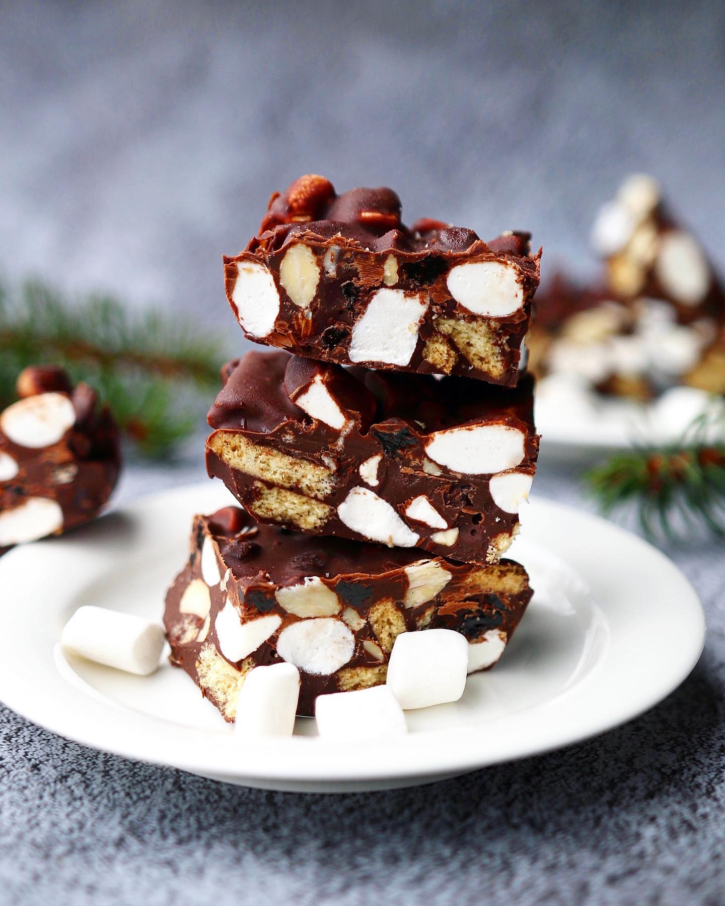 Vegan Rocky Road Chocolate Treat