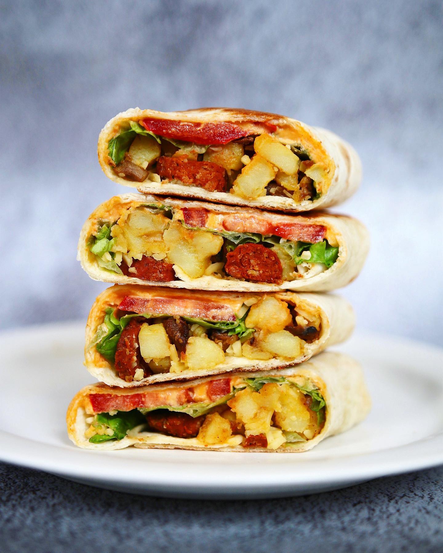 Vegan Breakfast Burritos with Chorizo