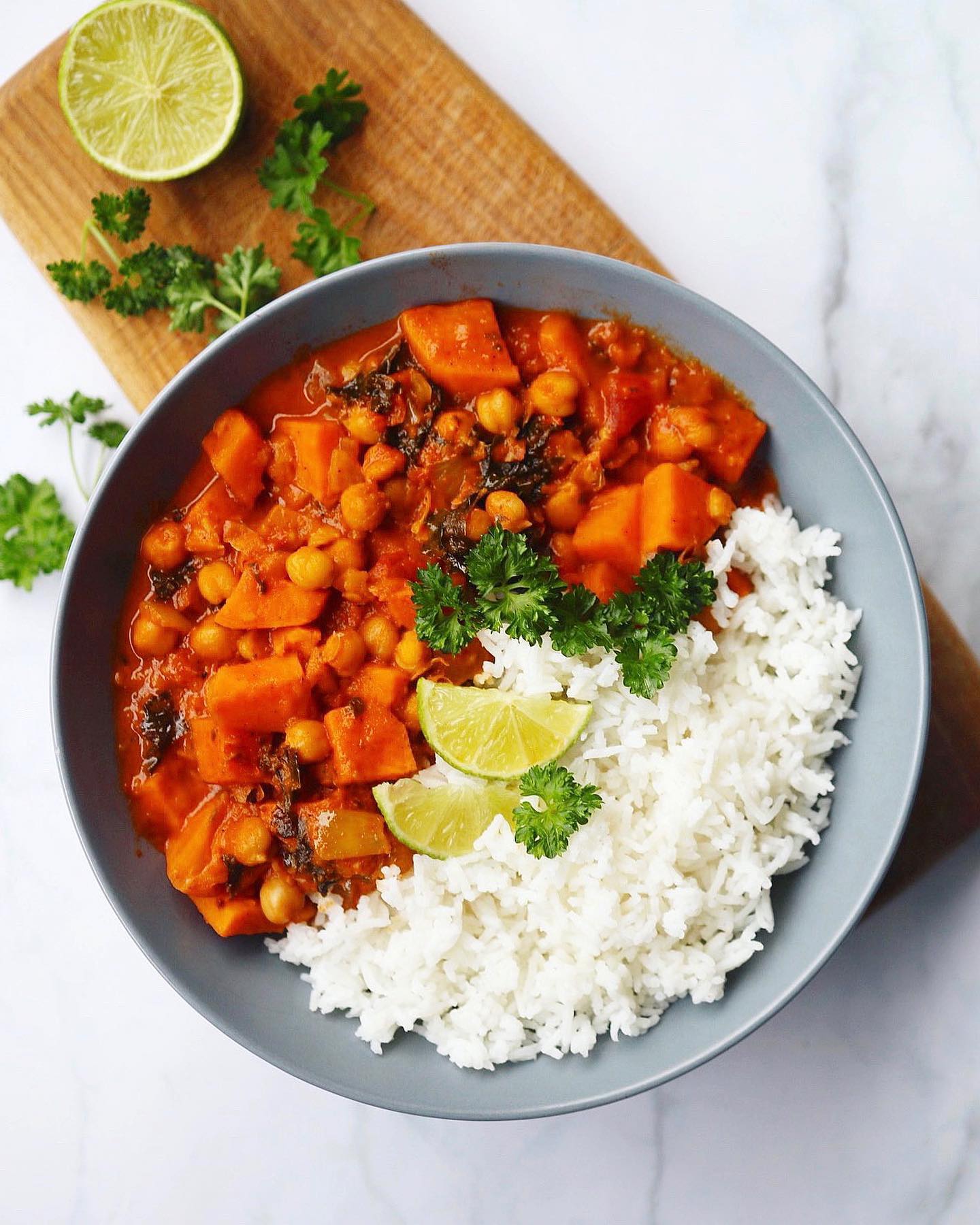 Chickpea and Sweet Potato Stew