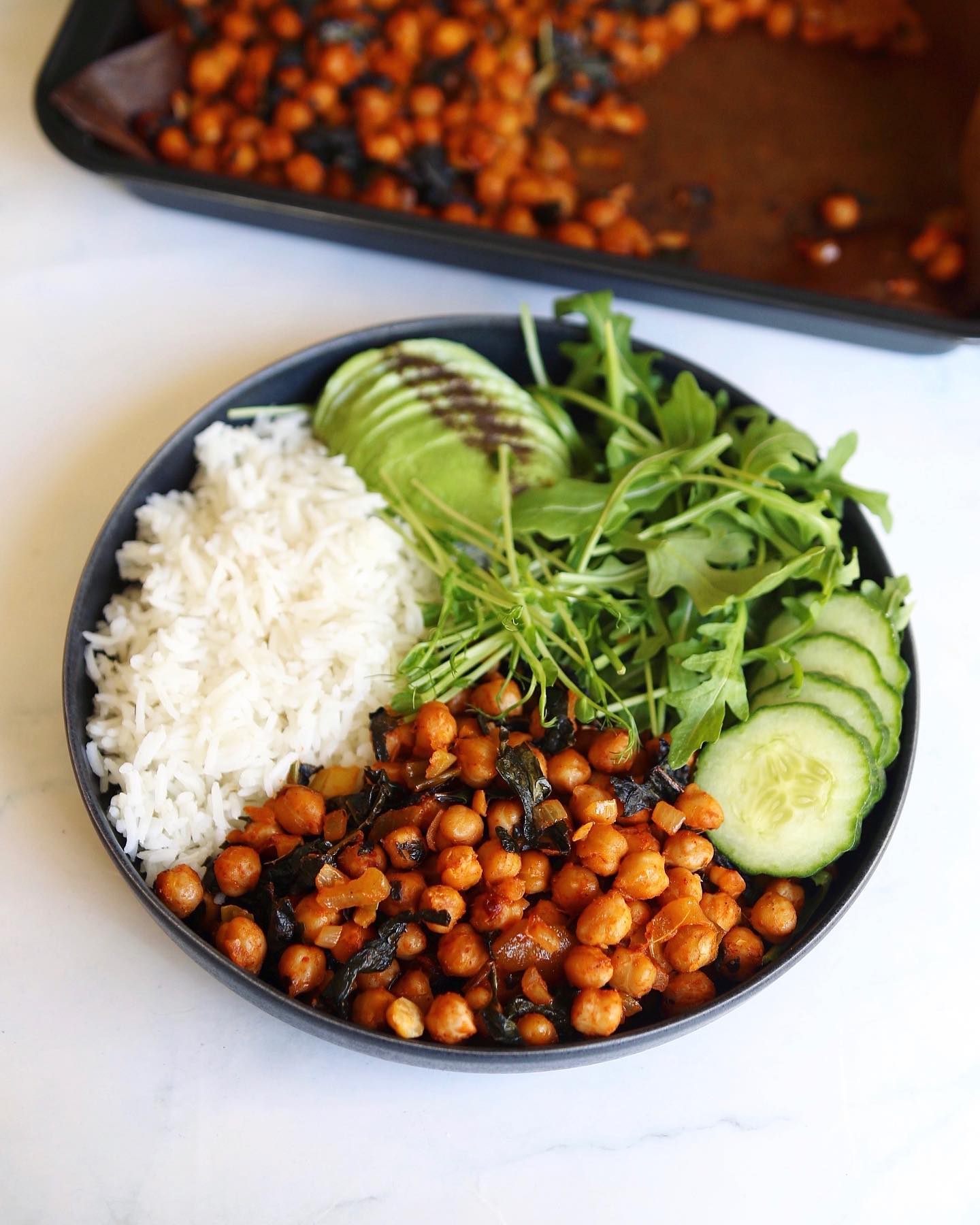 Crispy Baked Spiced Chickpeas