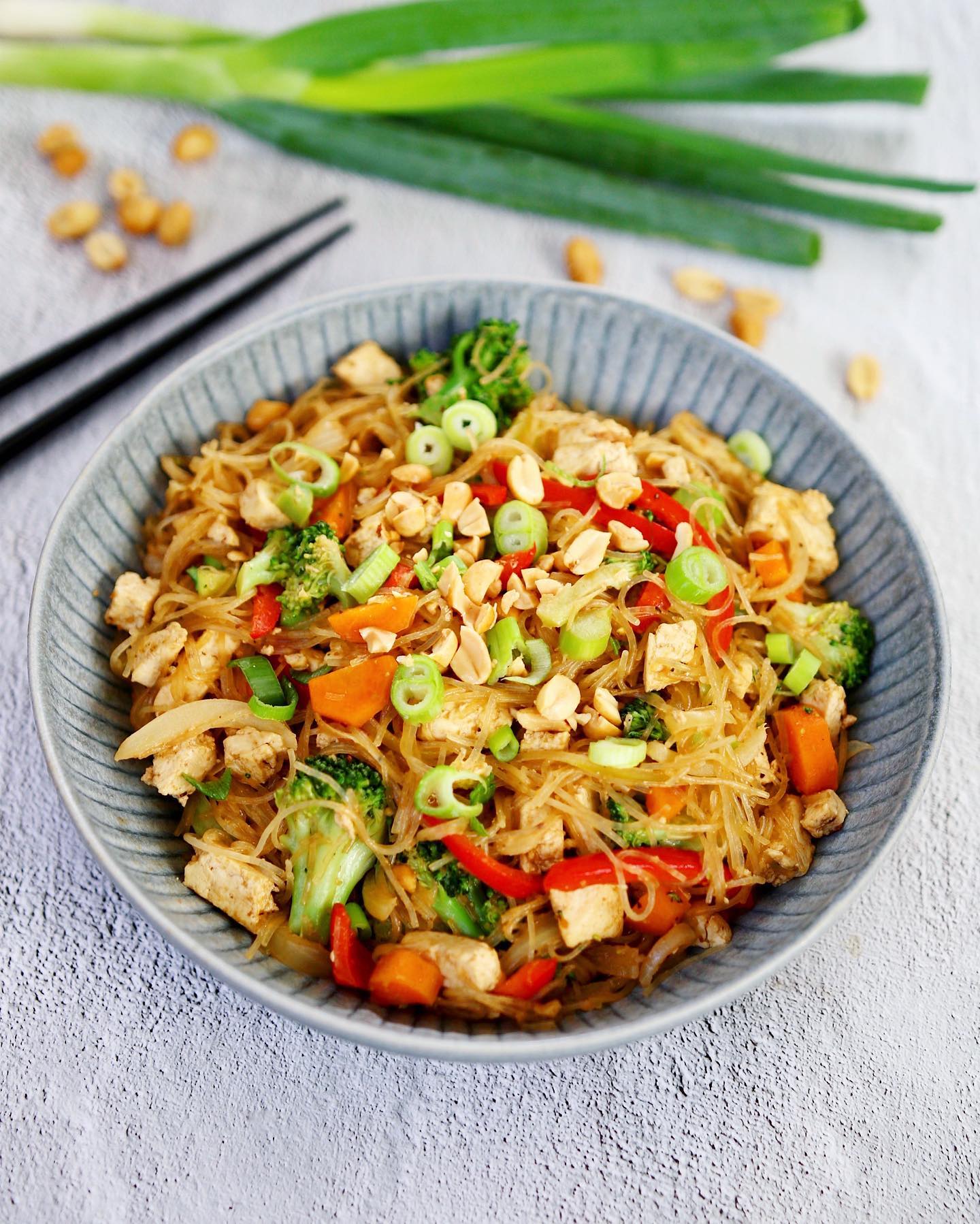 Simple Vegan Peanut Butter Noodle Stir-Fry