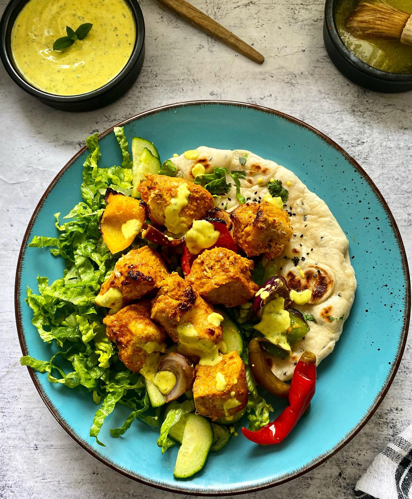 British Indian Yogurt Mint Sauce