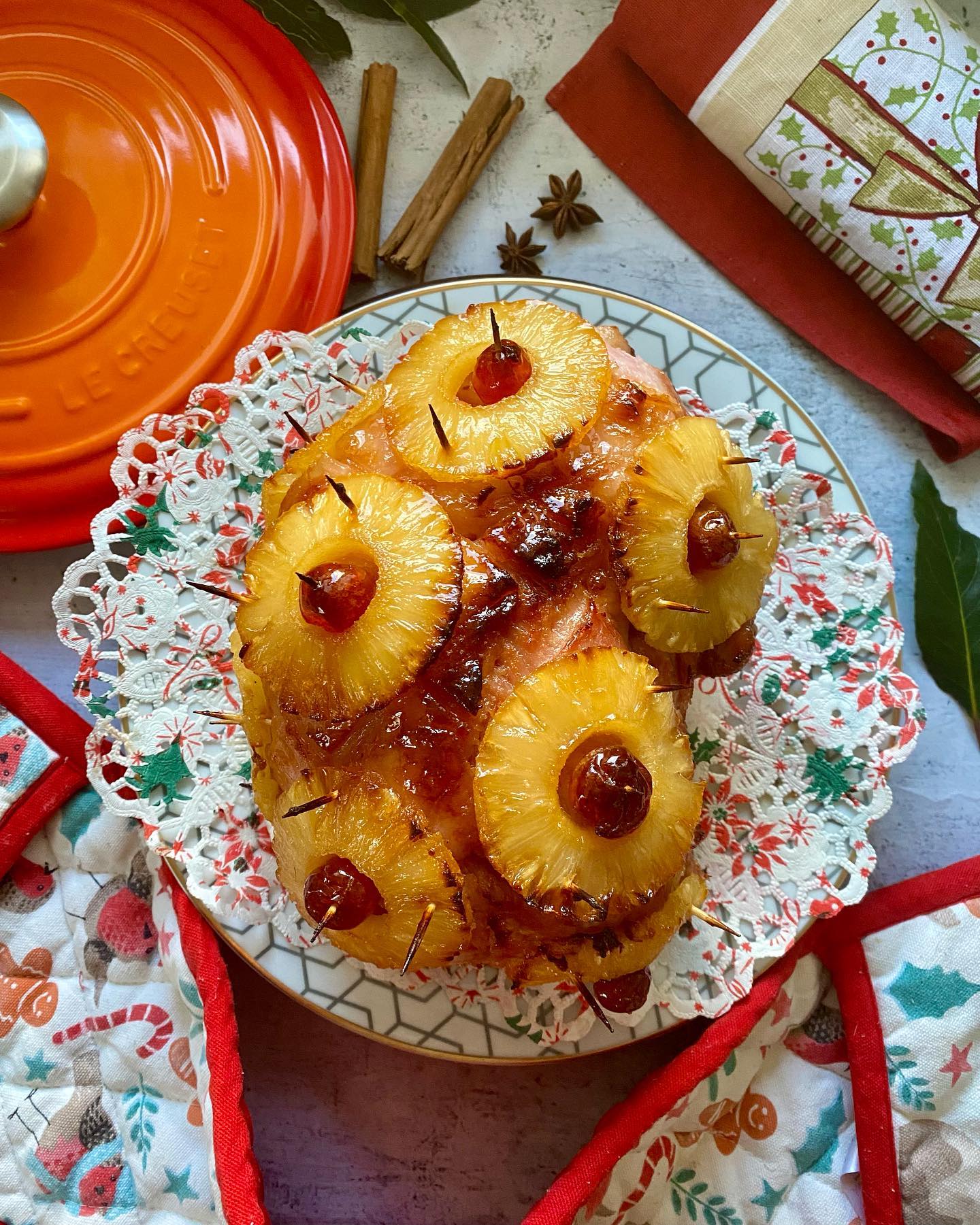 Pineapple Christmas Ham