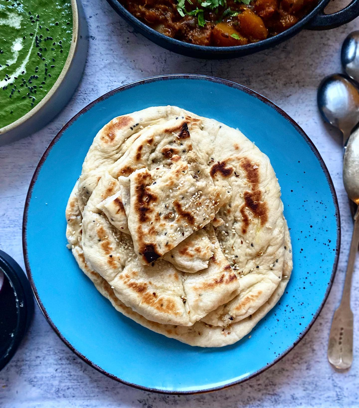British Indian Style Peshwari Naan