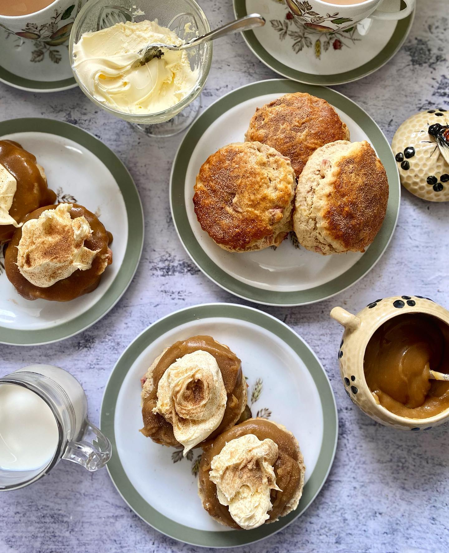 Bonfire Night Toffee Apple Cream Tea