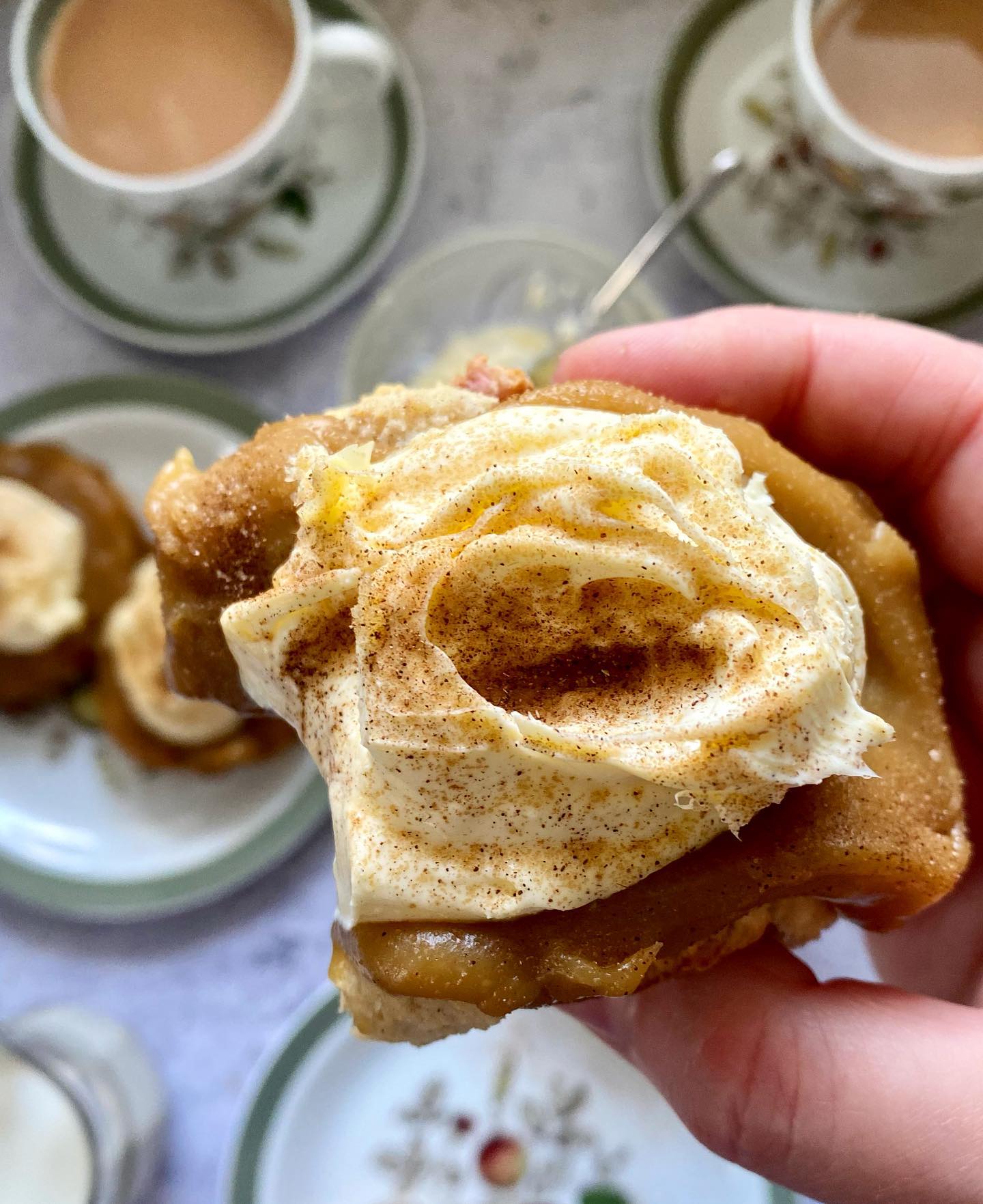 Bonfire Night Toffee Apple Cream Tea