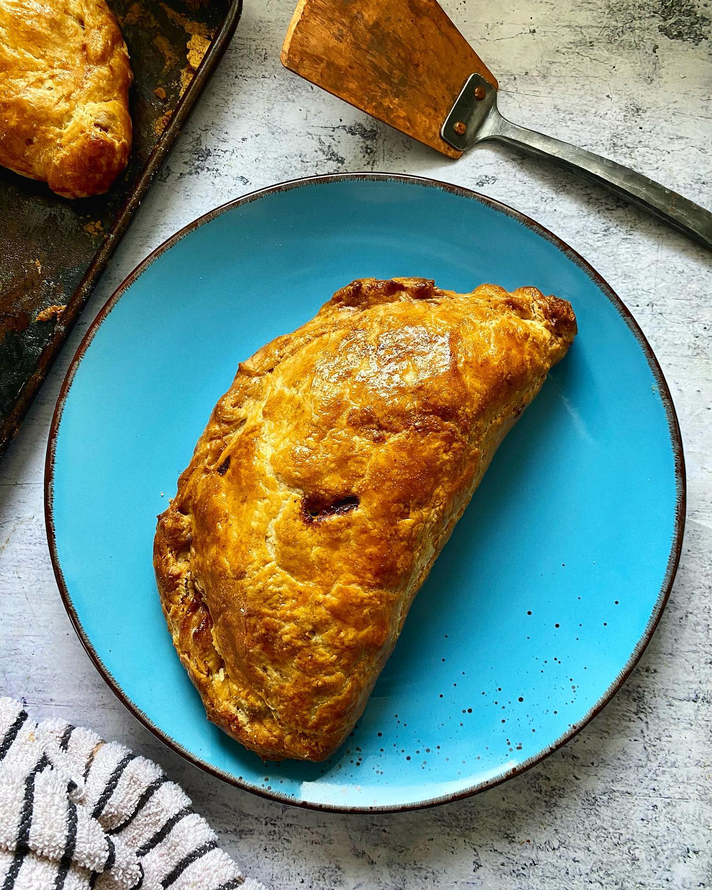 Golden Steak and Cheese Pasties