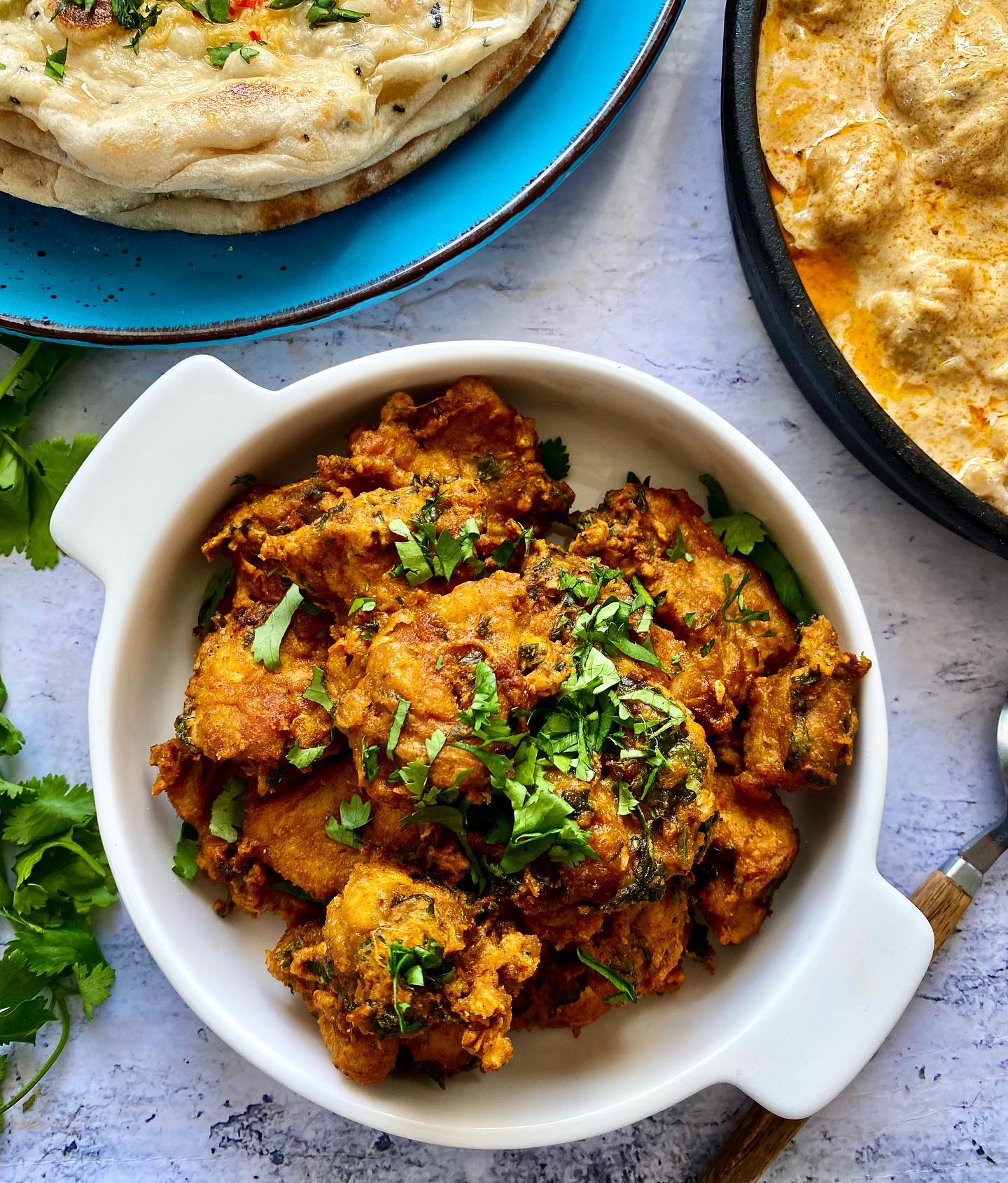 Spicy Chicken Pakora with Herbs